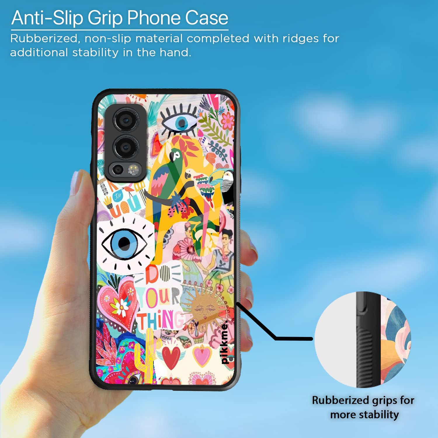 OnePlus Nord 2 5G Flower phone cover by Pikkme – photo 5