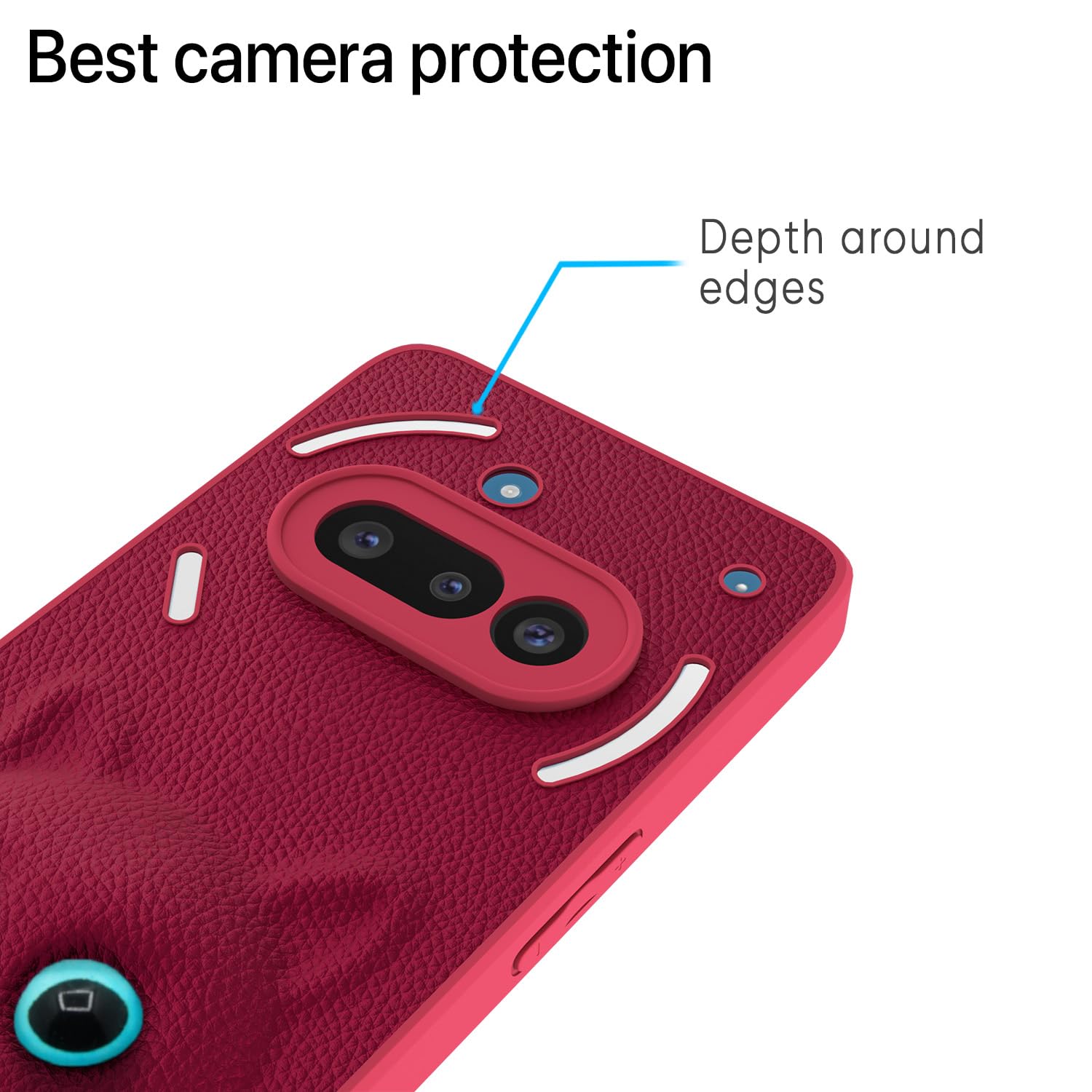 Pikkme Nothing Phone 3a 5G Kitty Back Cover (Pink)