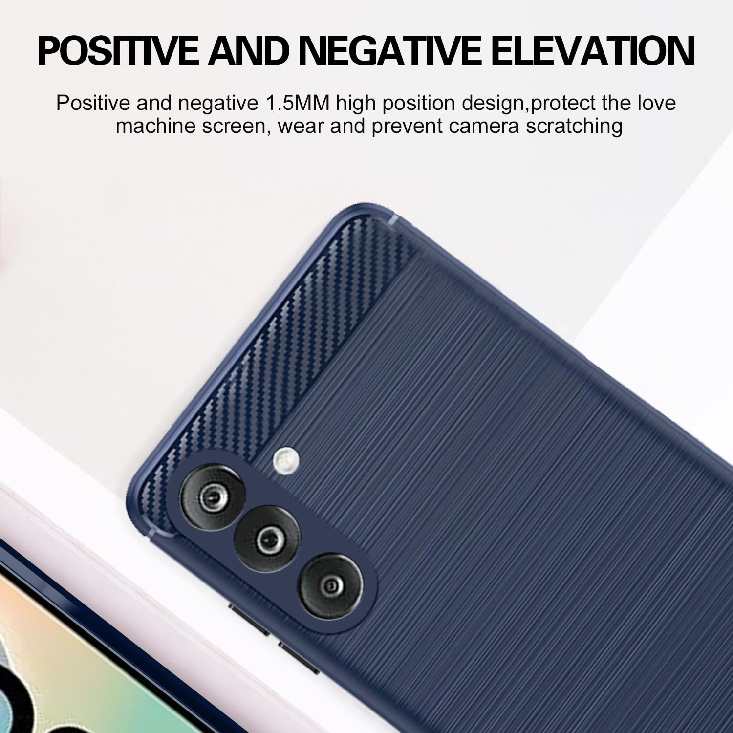 Pikkme blue mobile cover for Samsung M36 5G – photo 6