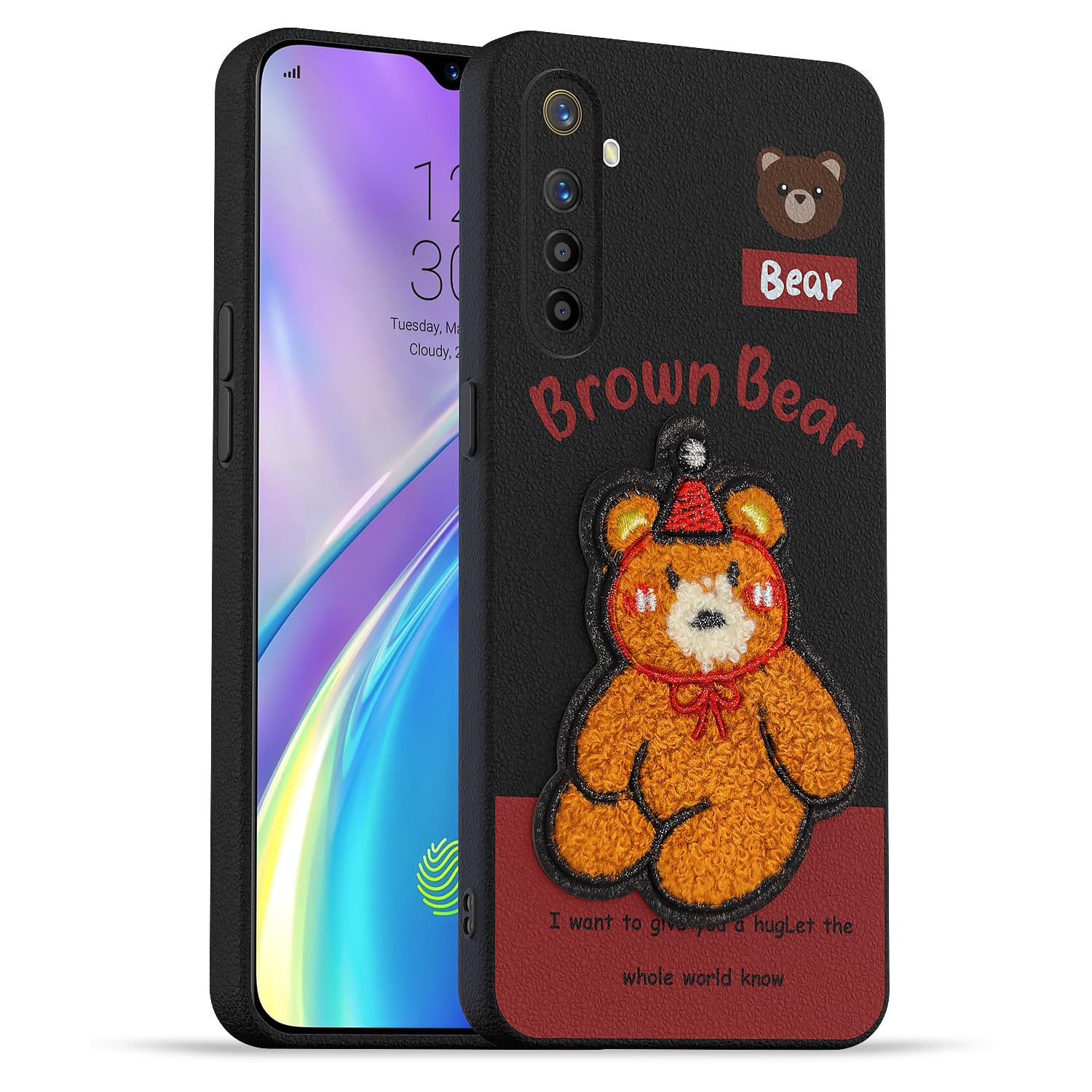 Cherry Plush Patch mobile back cover for Realme XT – Pikkme