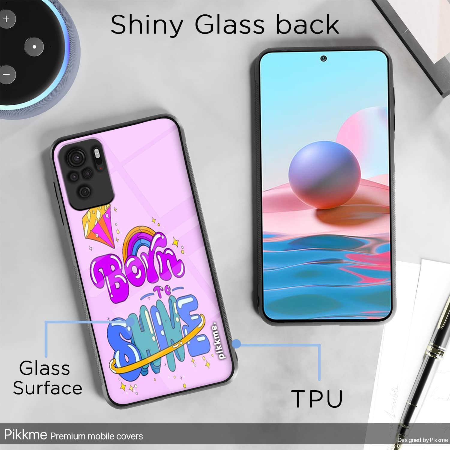 Redmi Note 10/Note 10s Hybrid mobile back cover by Pikkme – photo 3