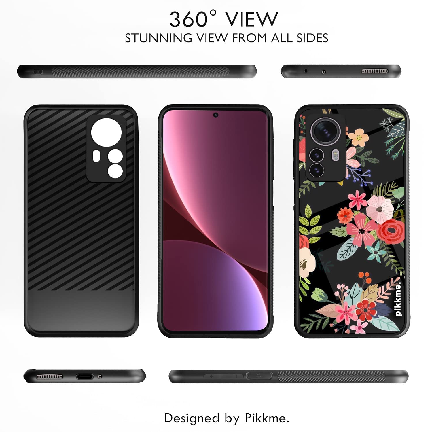 Mi 12 Pro 5G Flower mobile back cover by Pikkme – photo 2