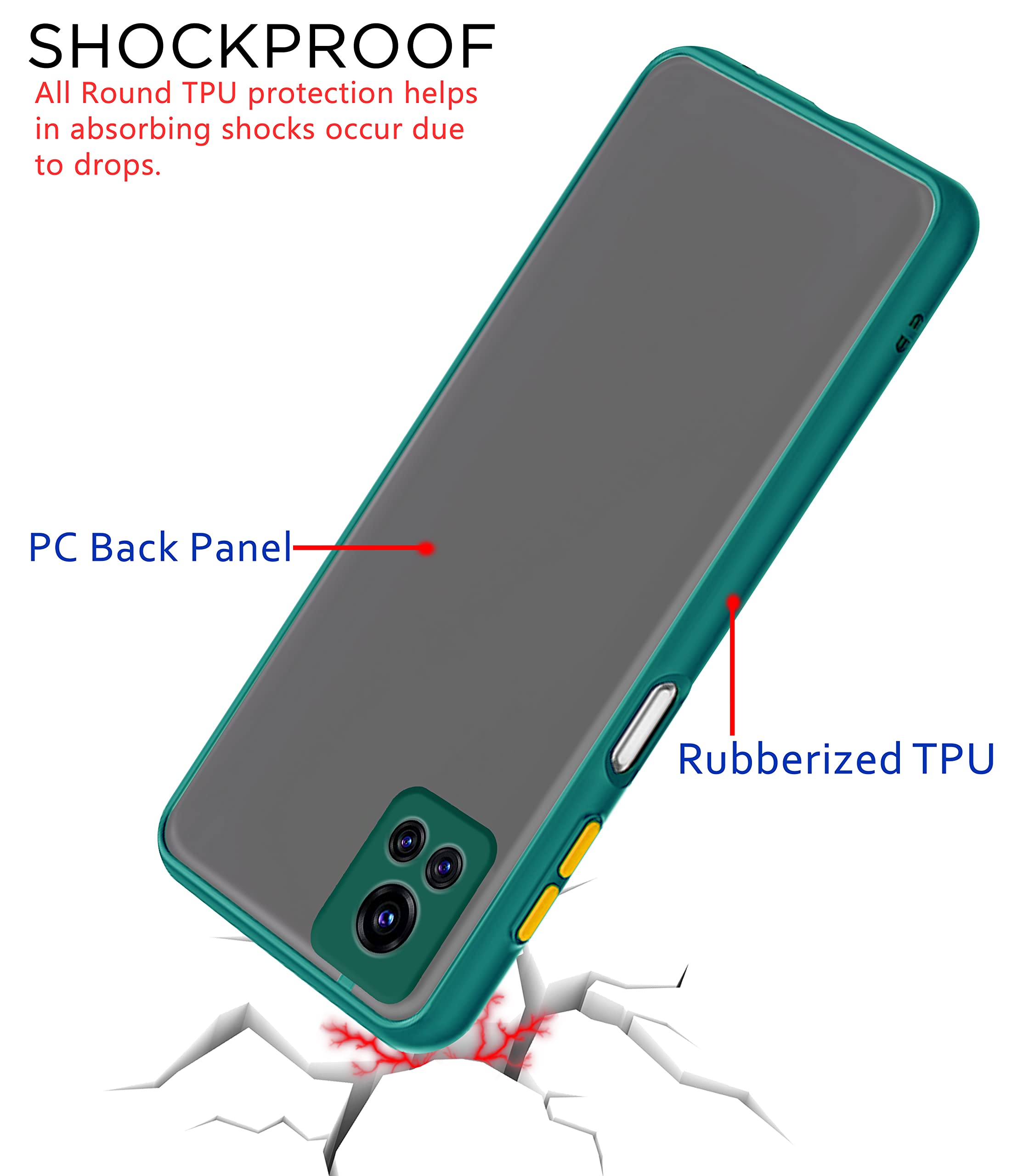 Green mobile cover for Vivo Y72 5G/Y31s – Pikkme – photo 4