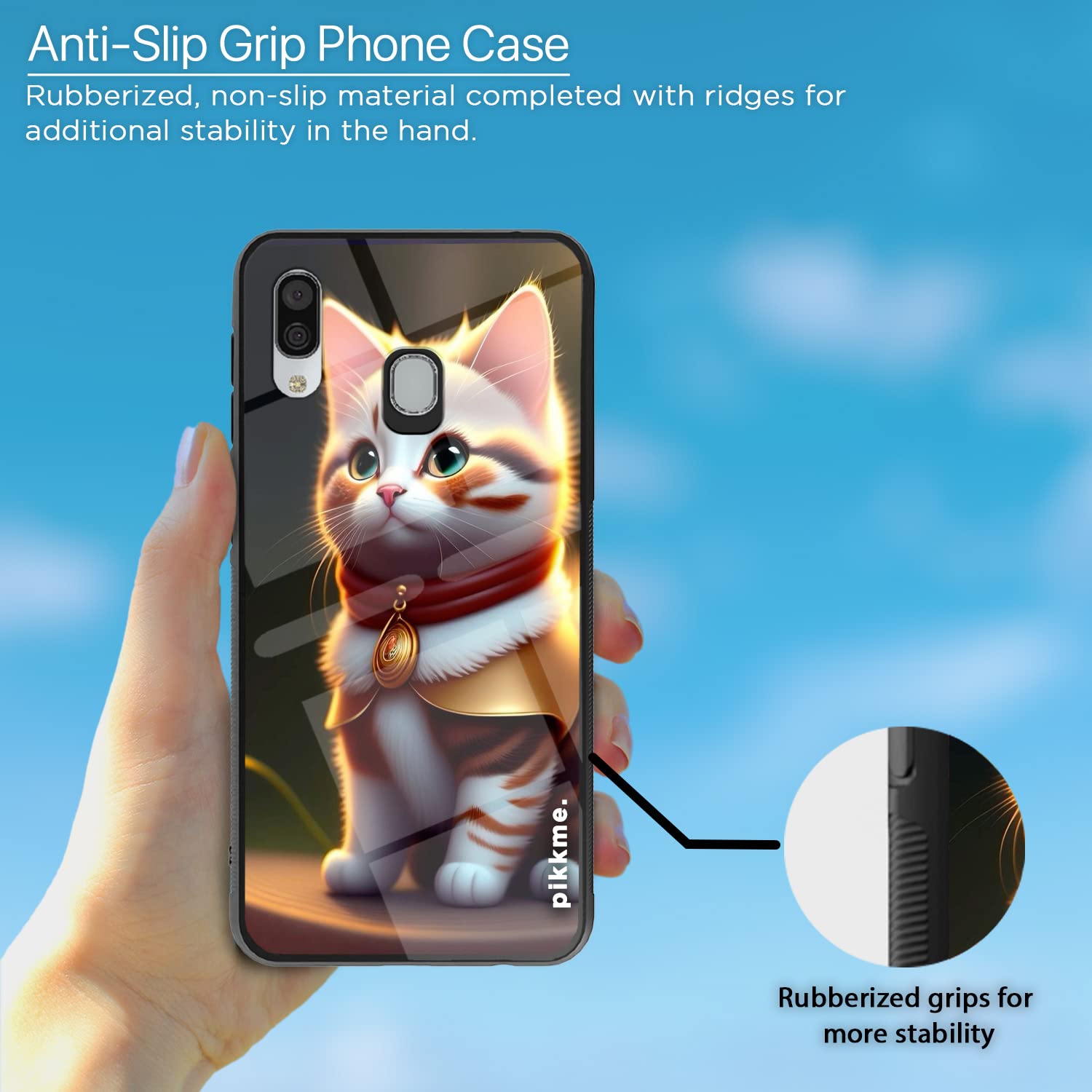 Samsung A20/A30/M10s Cat mobile back cover by Pikkme – photo 5