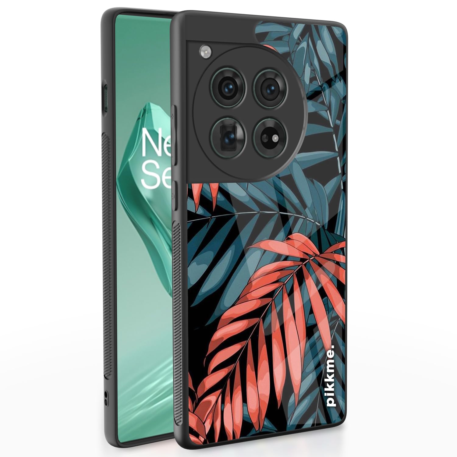 Pikkme OnePlus 12 5G Flower back cover