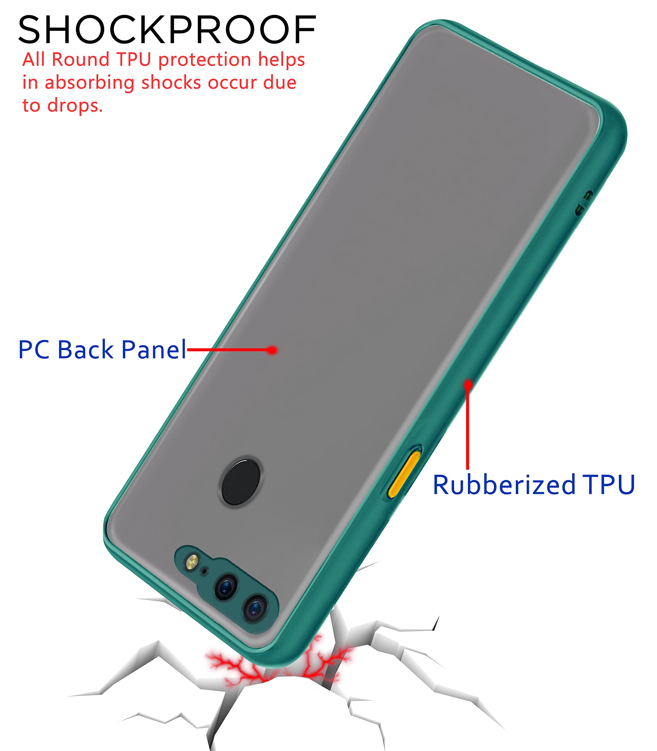 Pikkme OnePlus 5T green mobile back cover – photo 4