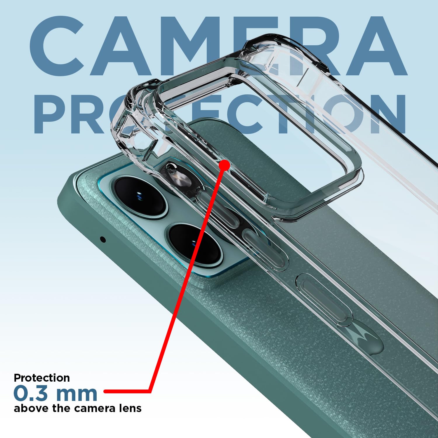 Pikkme transparent Clear back cover for Moto Edge 70 Fusion 5G – photo 5
