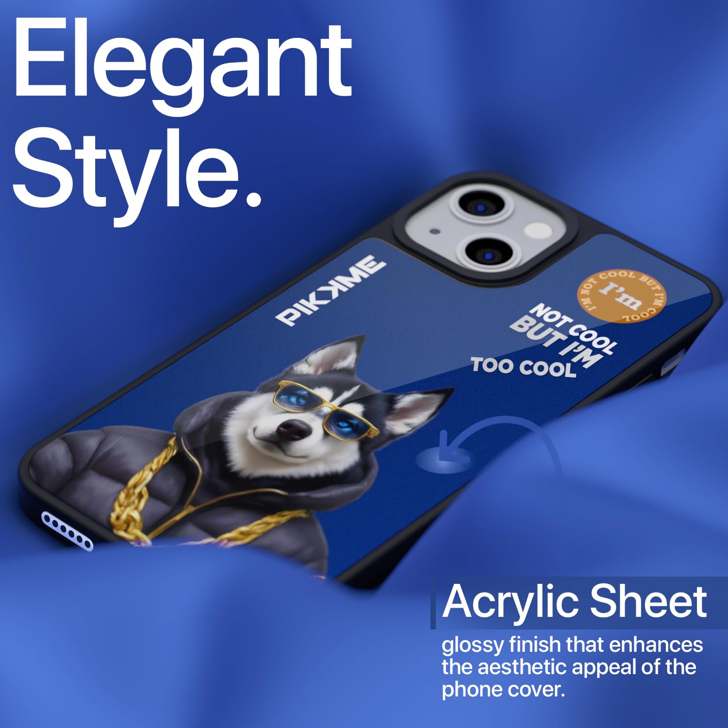 Pikkme Dog Swag back cover for iPhone 15 Plus – photo 7