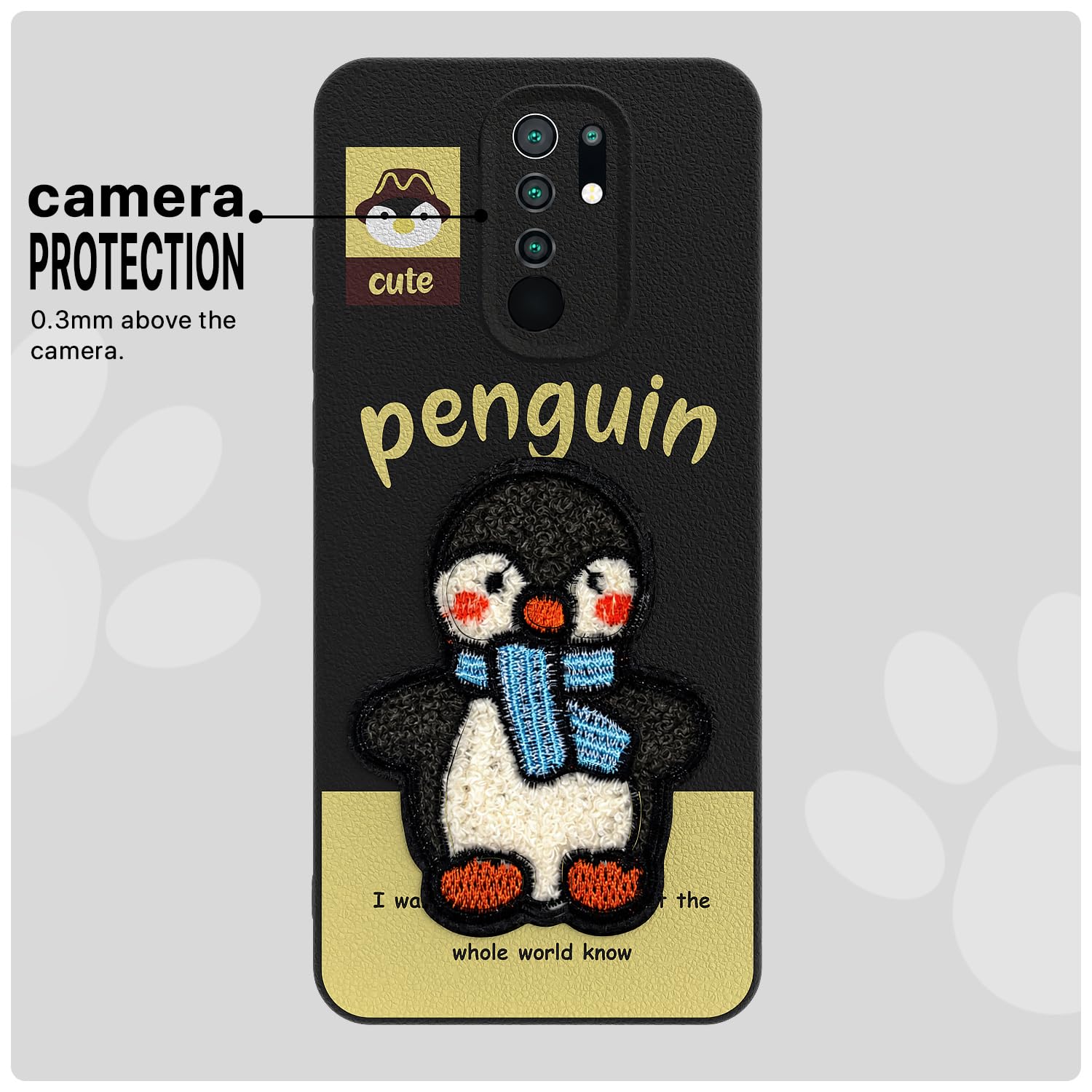 Pikkme black mobile back cover for Redmi 9 Prime/Poco M2 – photo 6