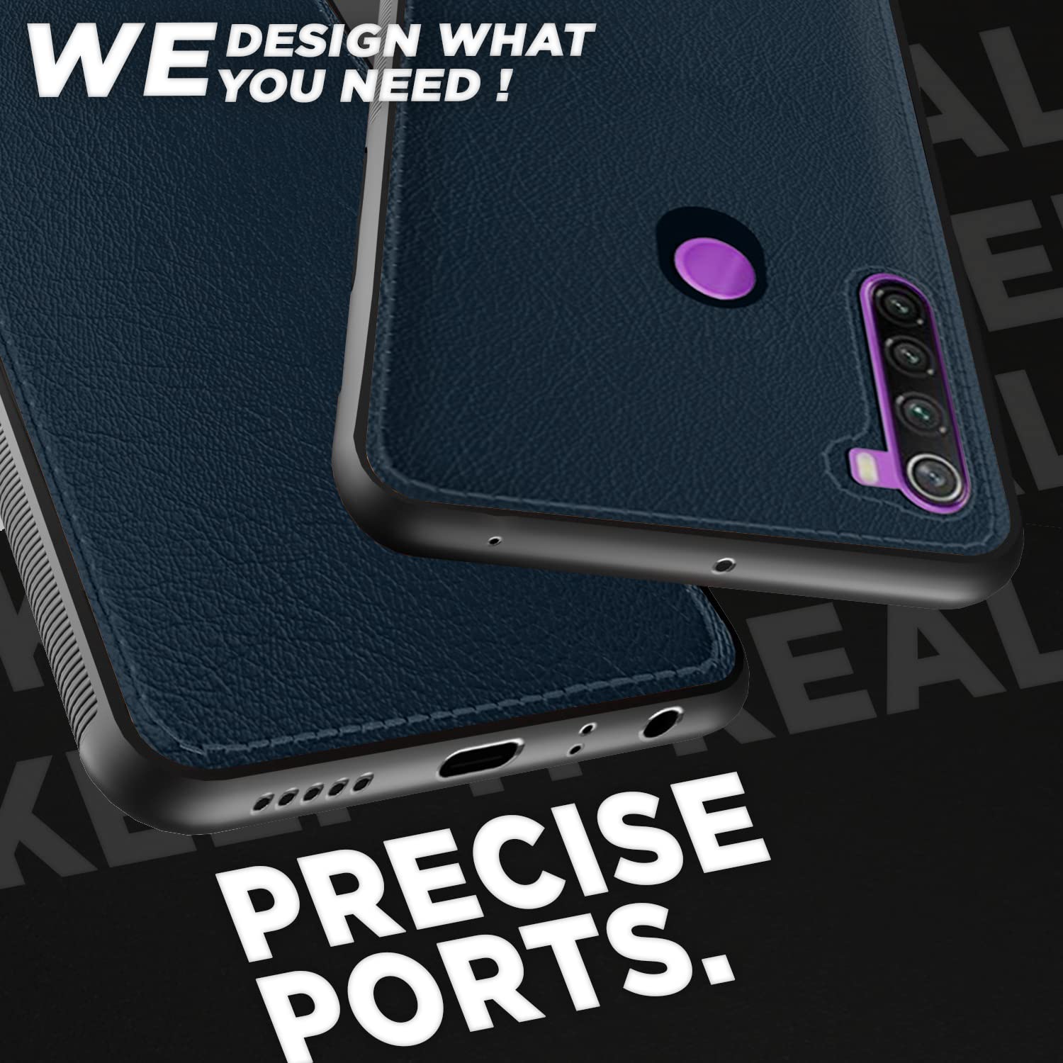 Pikkme Redmi Note 8 blue phone cover – photo 3