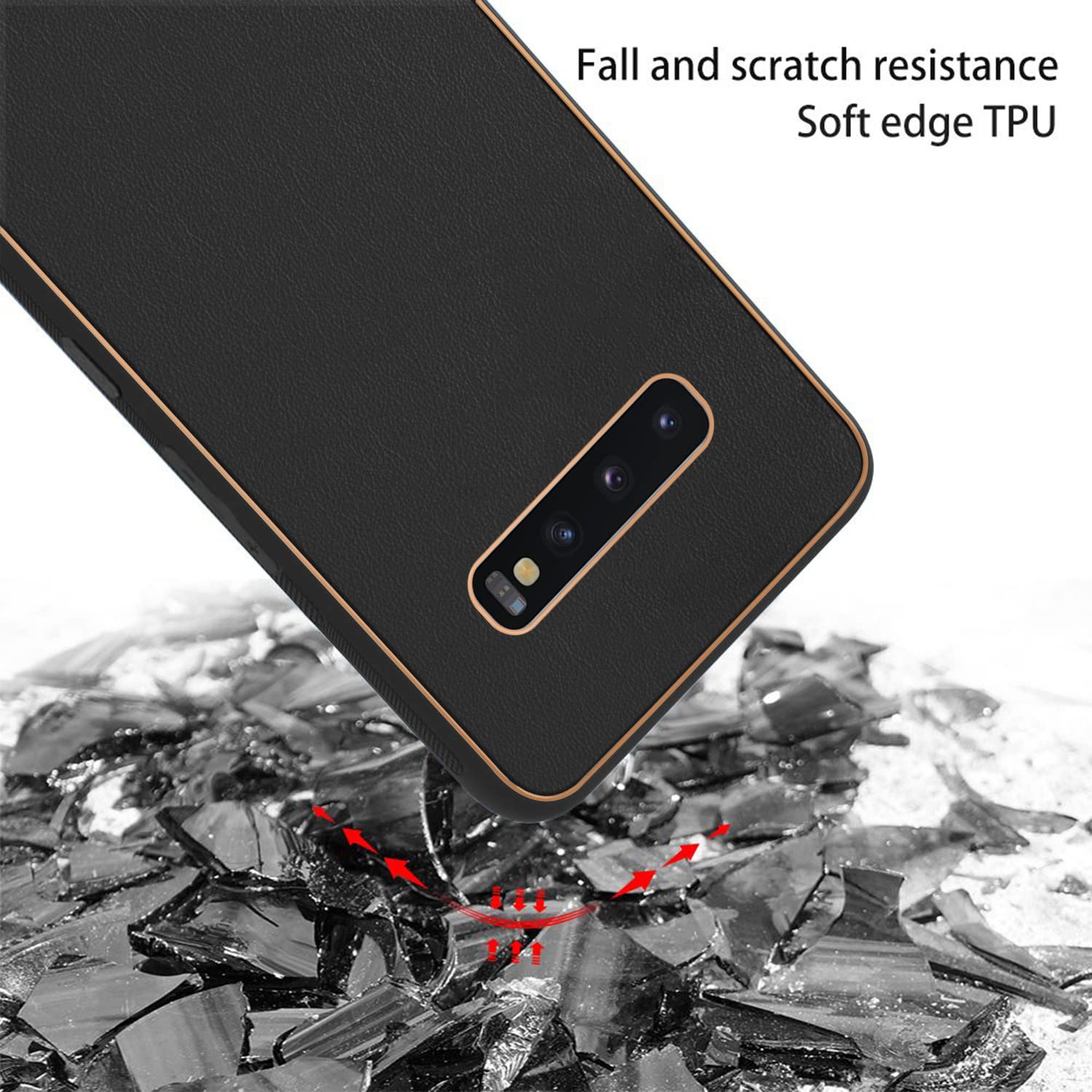Pikkme black mobile back cover for Samsung S10 Plus – photo 3