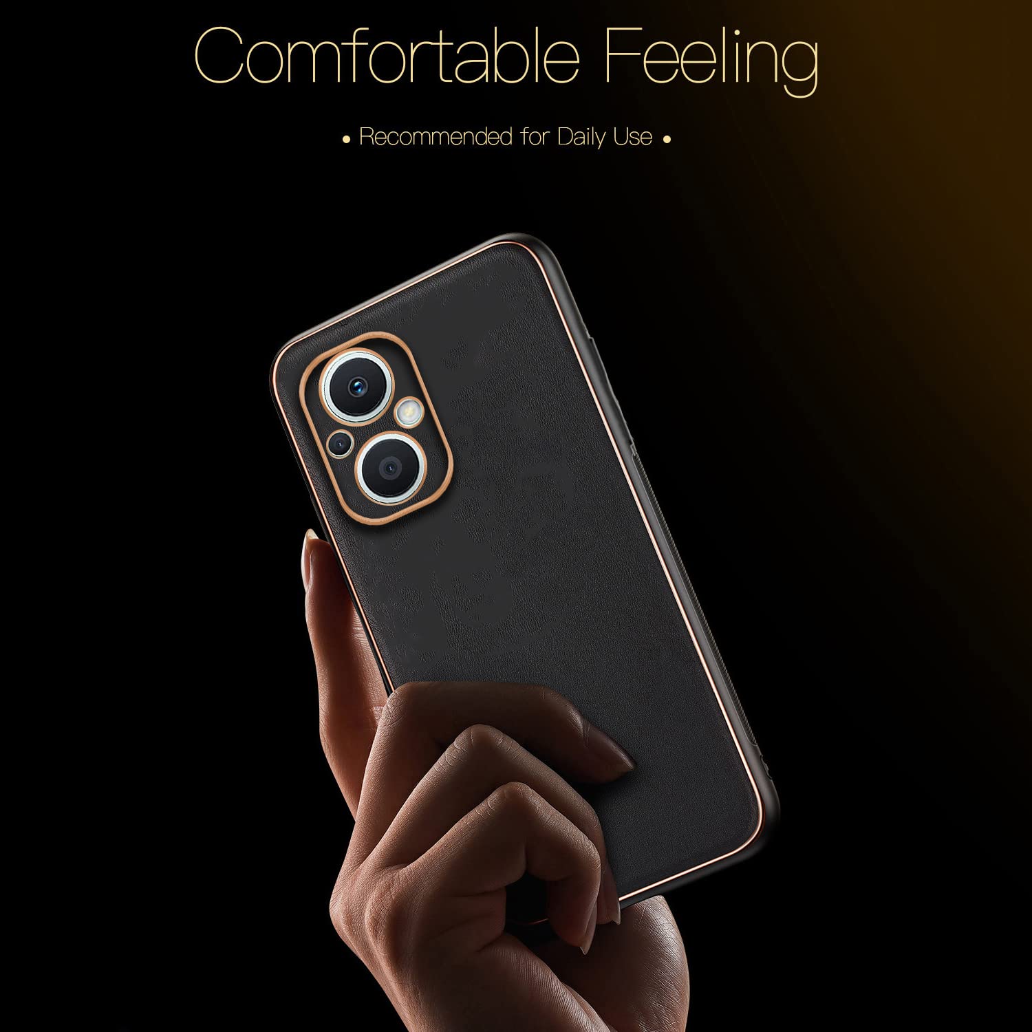 Pikkme black phone cover for Oppo F21 Pro 5G – photo 2
