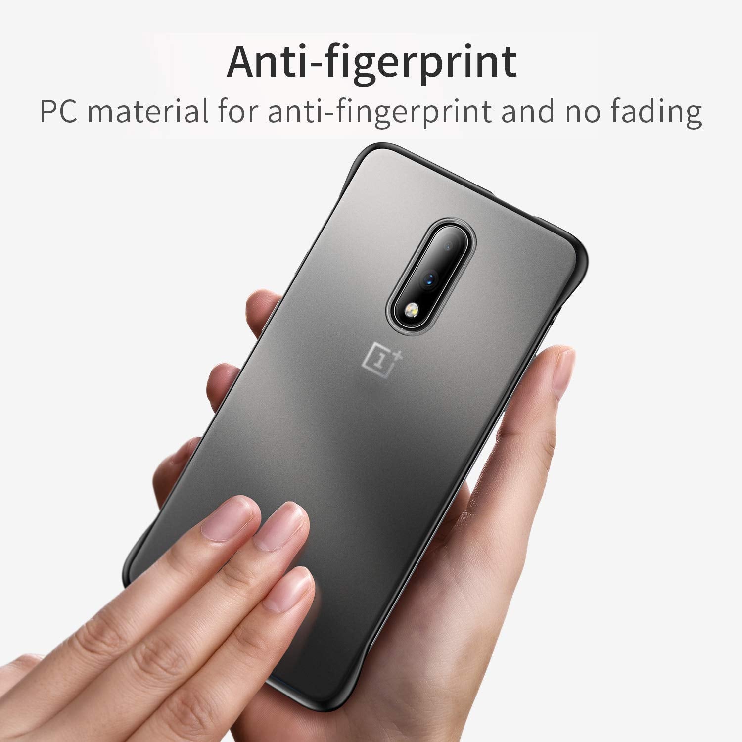 OnePlus 6T back cover in black by Pikkme – photo 4