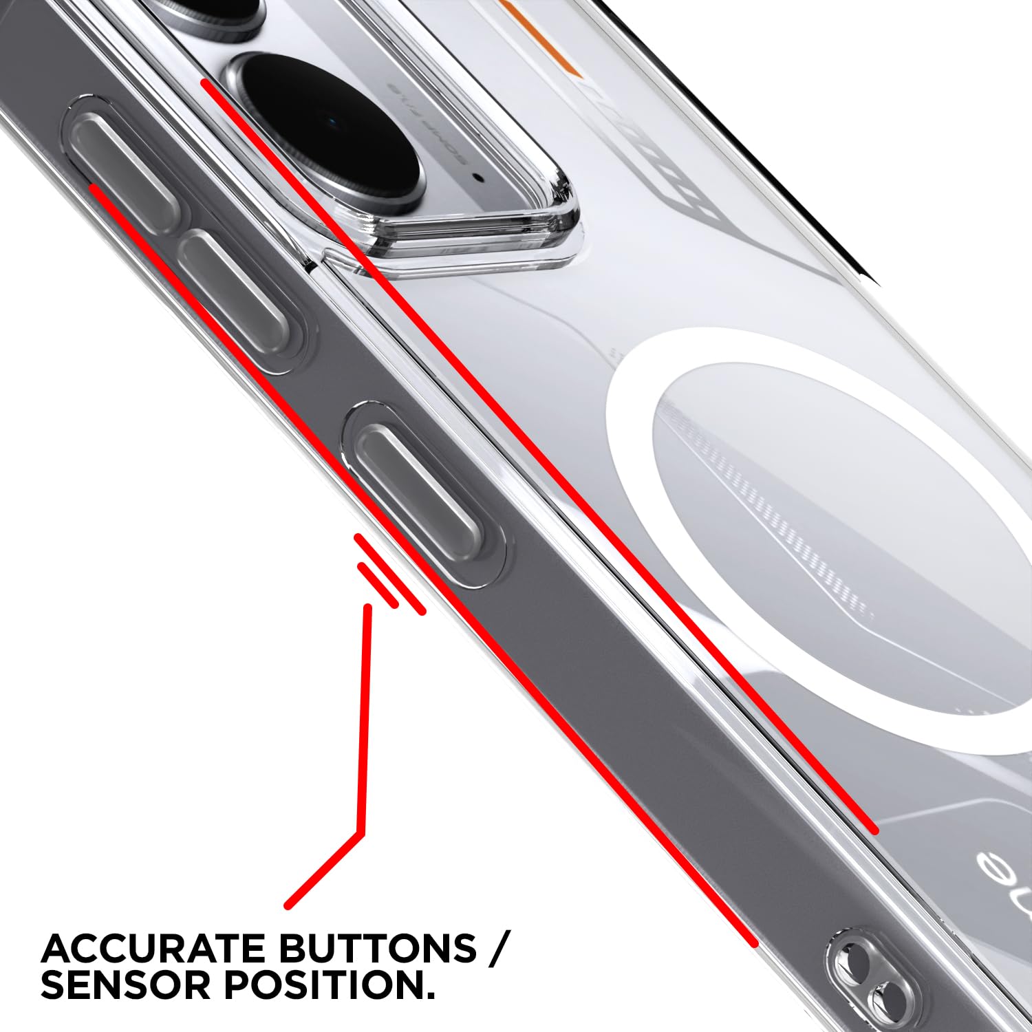 Pikkme Realme P3 5G transparent mag-safe mobile cover – photo 6
