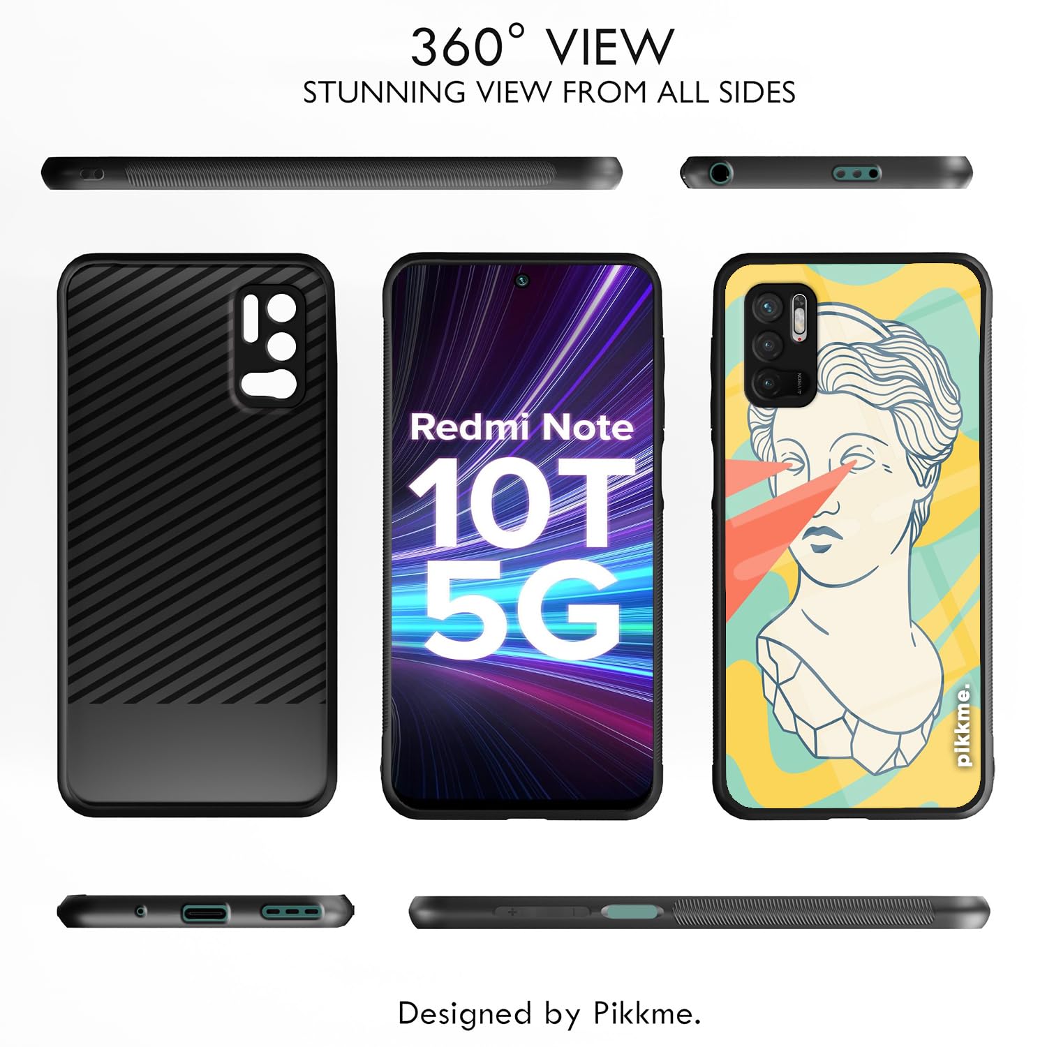Pikkme Redmi Note 10T/Poco M3 Pro 5G Hybrid mobile cover – photo 2