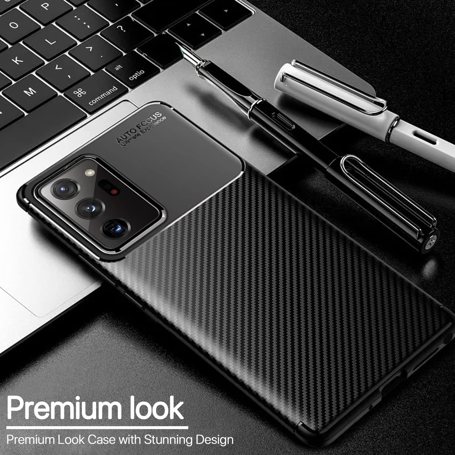 Pikkme black mobile cover for Samsung Note 20 Ultra – photo 3