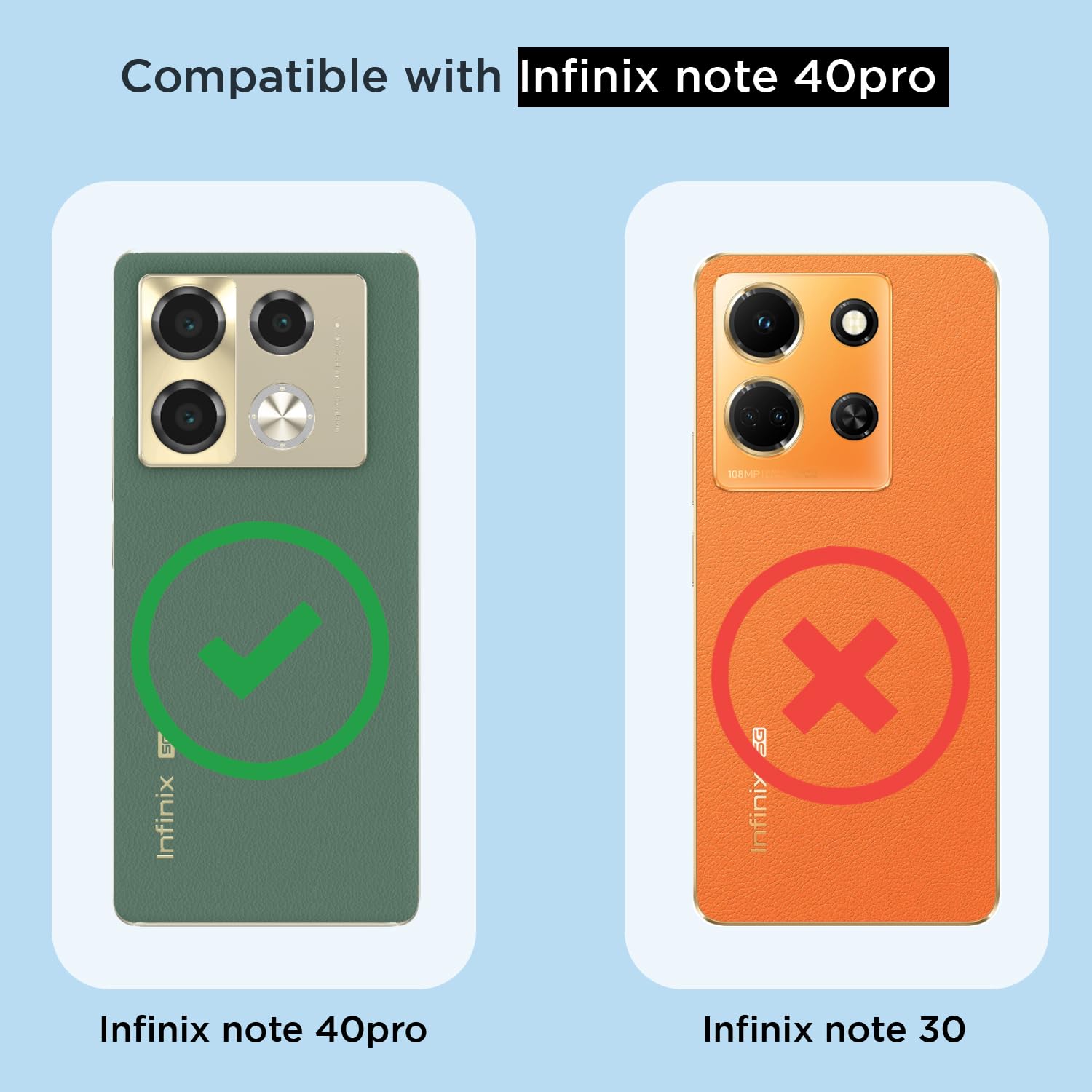 Pikkme transparent mag-safe phone cover for Infinix Note 40 Pro 5G – photo 4