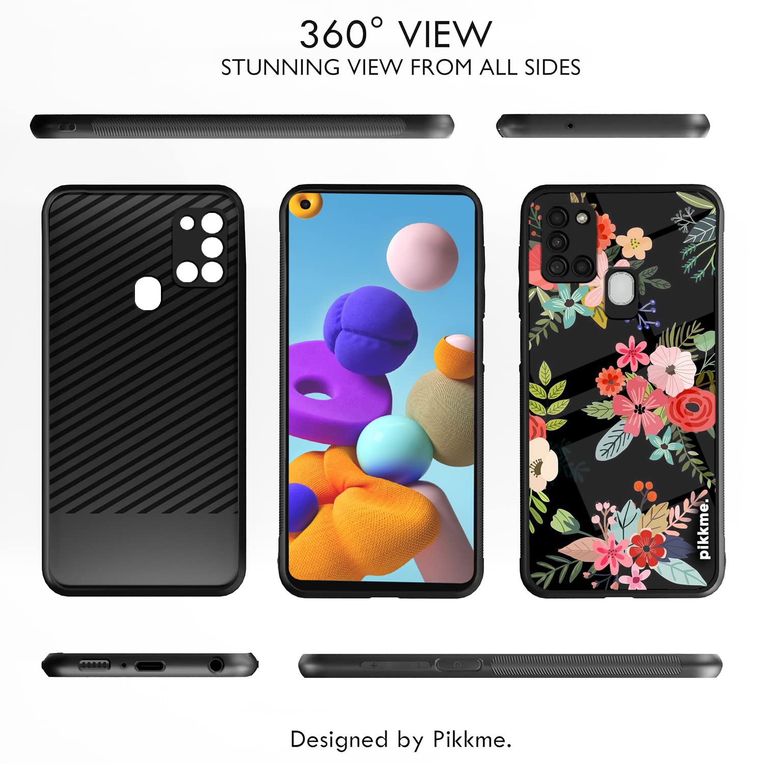 Samsung A21s Flower phone cover by Pikkme – photo 2