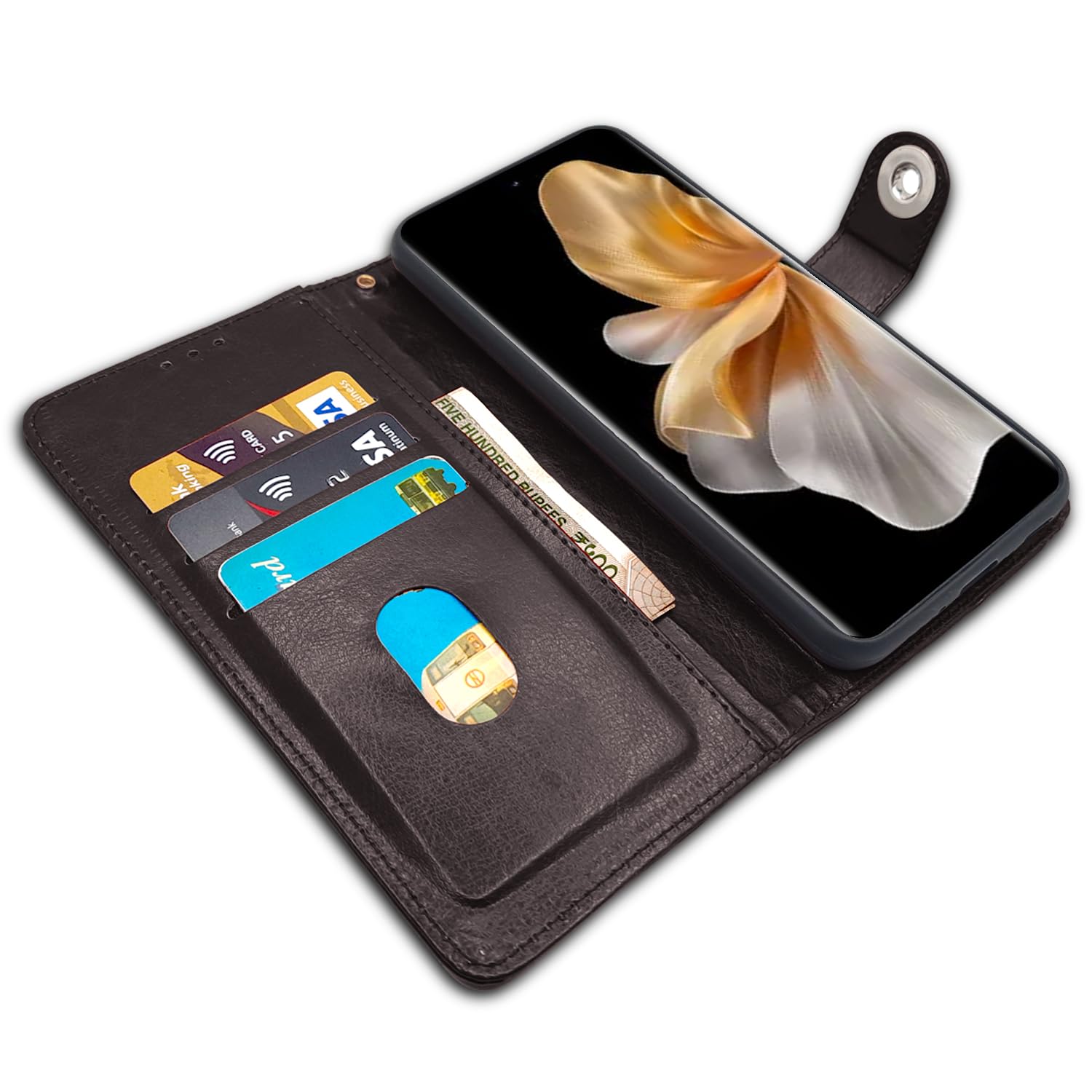 Pikkme coffee Button flip case for Vivo V30 Pro 5G – photo 3