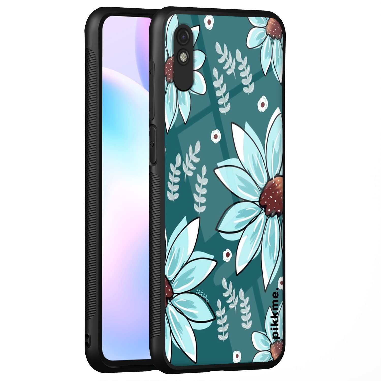 Pikkme Flower mobile cover for Redmi 9A/9i/9A Sport