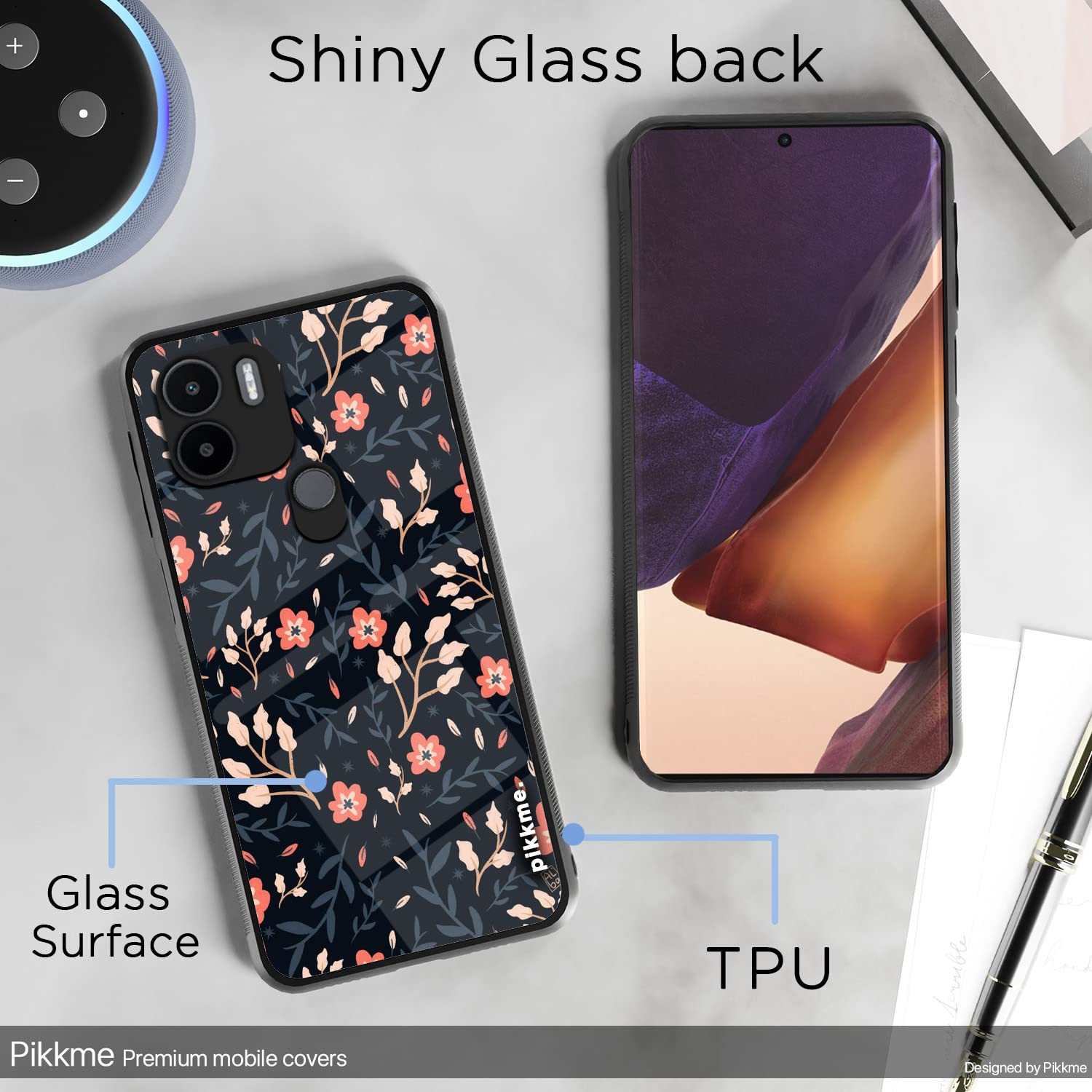 Redmi A1 Plus/A2 Plus/Poco C50 Flower back cover by Pikkme – photo 3