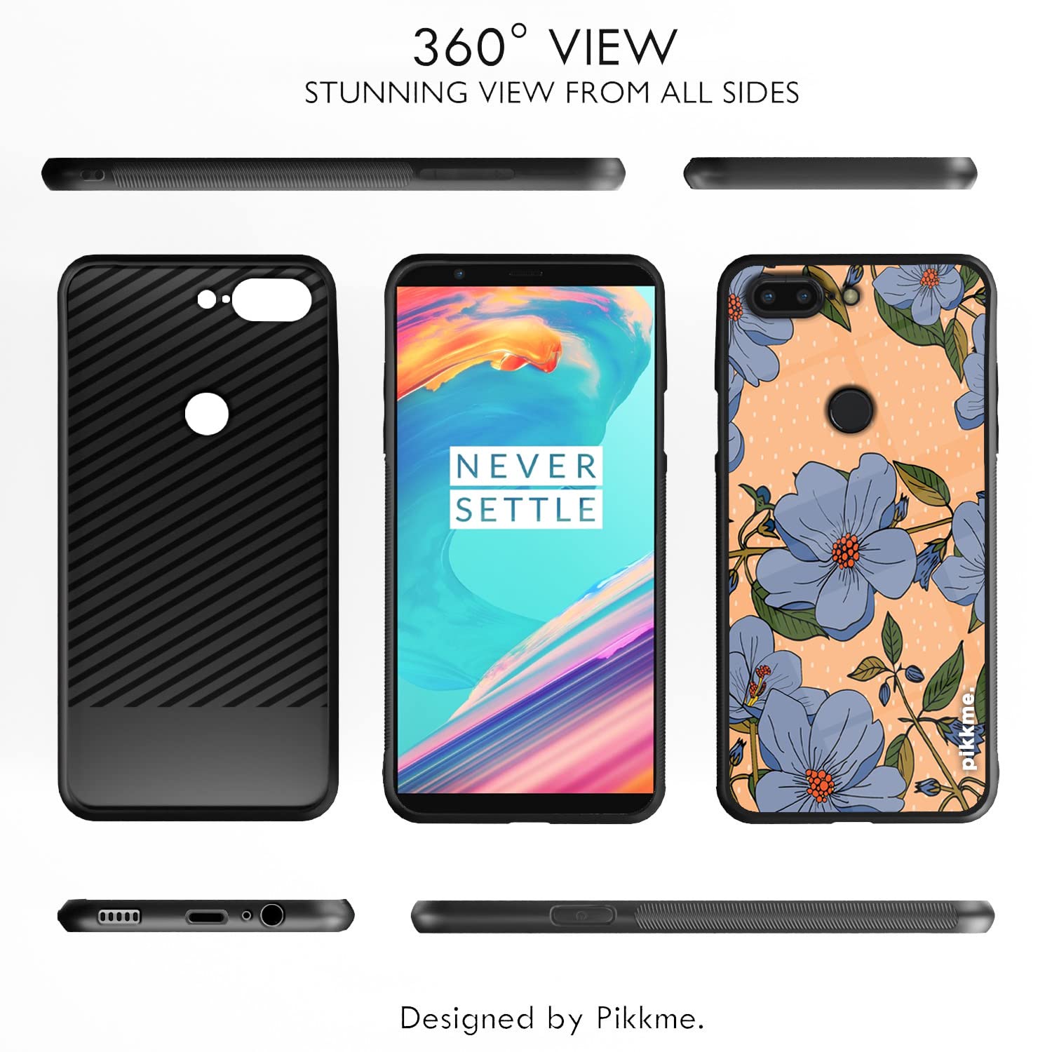 OnePlus 5T Flower phone cover by Pikkme – photo 2