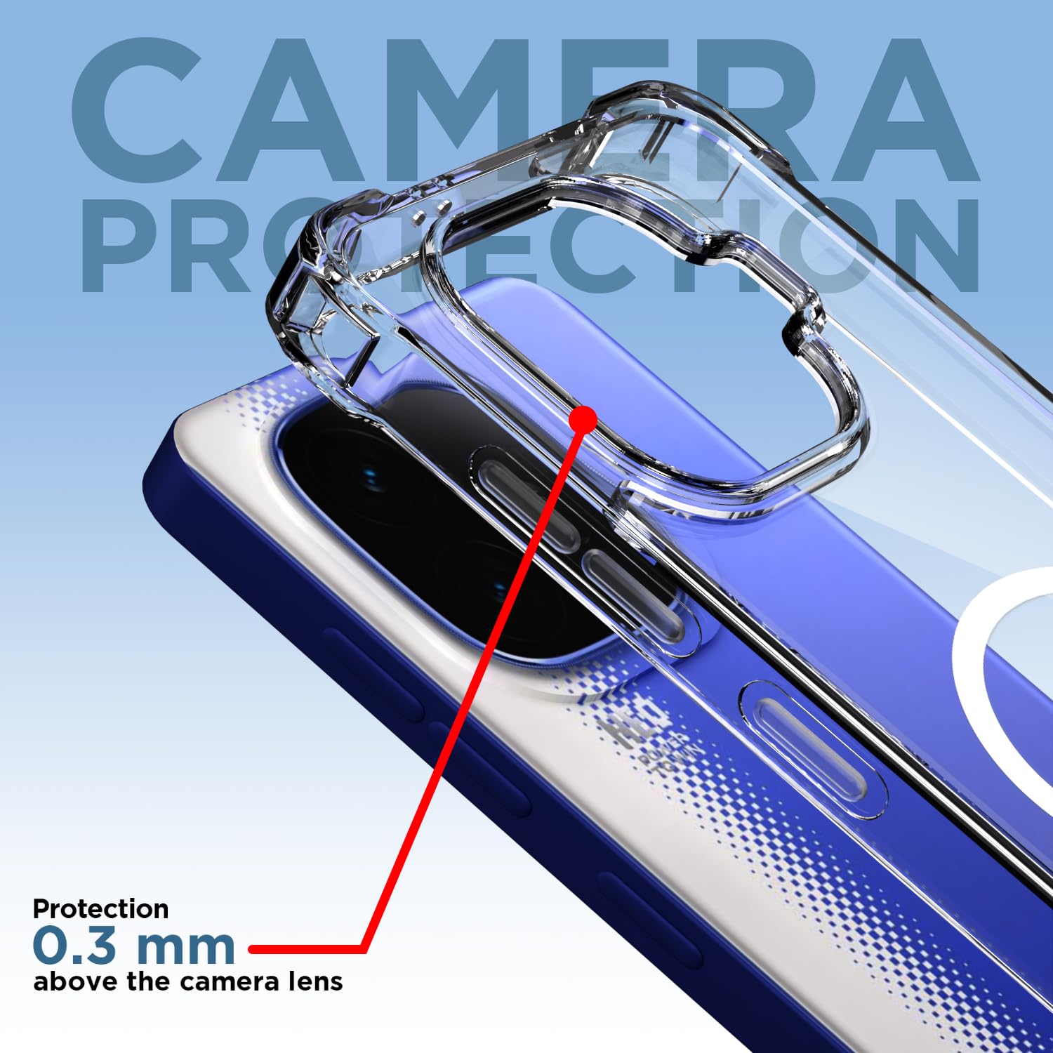 Pikkme transparent mag-safe MagSafe back cover for iQOO Neo 10R/Z9 Turbo/Vivo Y200 GT 5G – photo 5