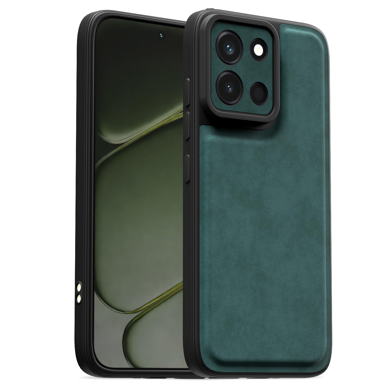 Pikkme OnePlus Nord 6 5G Leather green phone cover