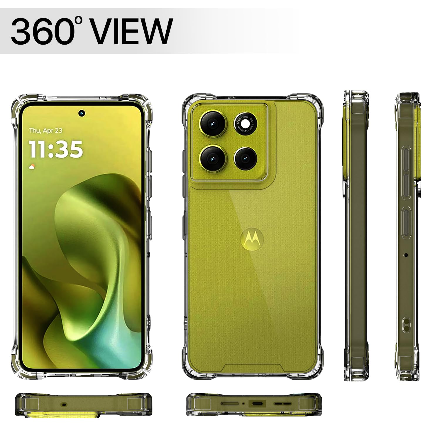 Pikkme Moto G86 Power 5G Clear transparent mobile back cover – photo 7