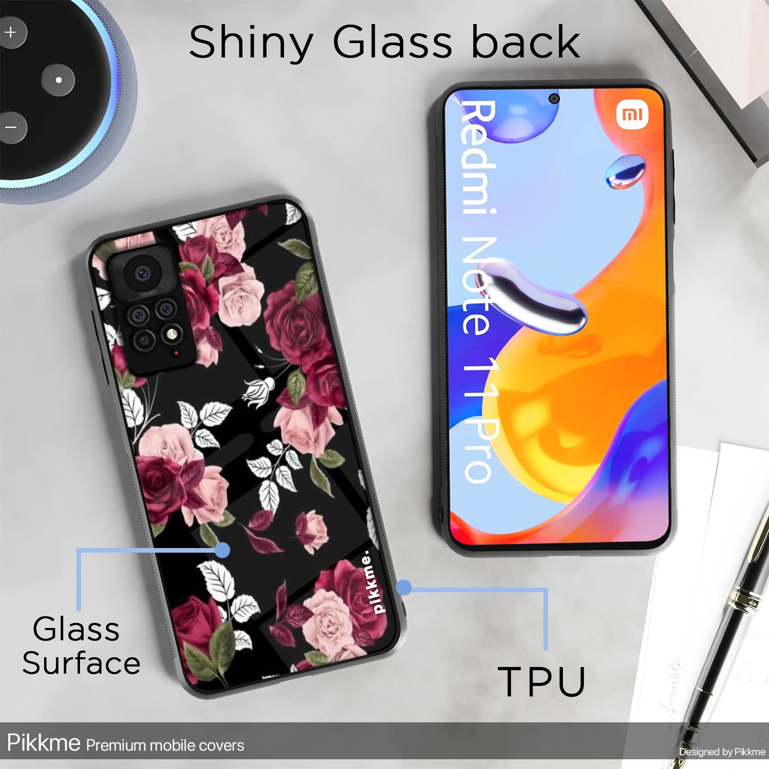 Pikkme Redmi Note 11 Pro/Note 11 Pro Plus 5G Flower mobile cover – photo 3