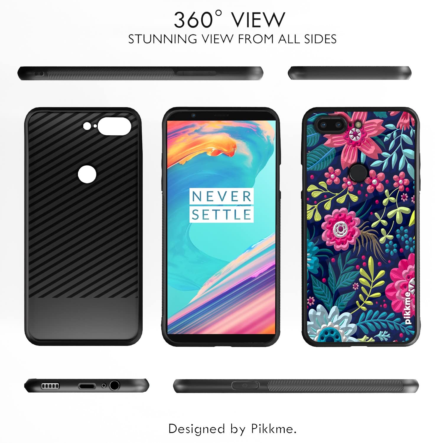 OnePlus 5T Flower phone cover by Pikkme – photo 2