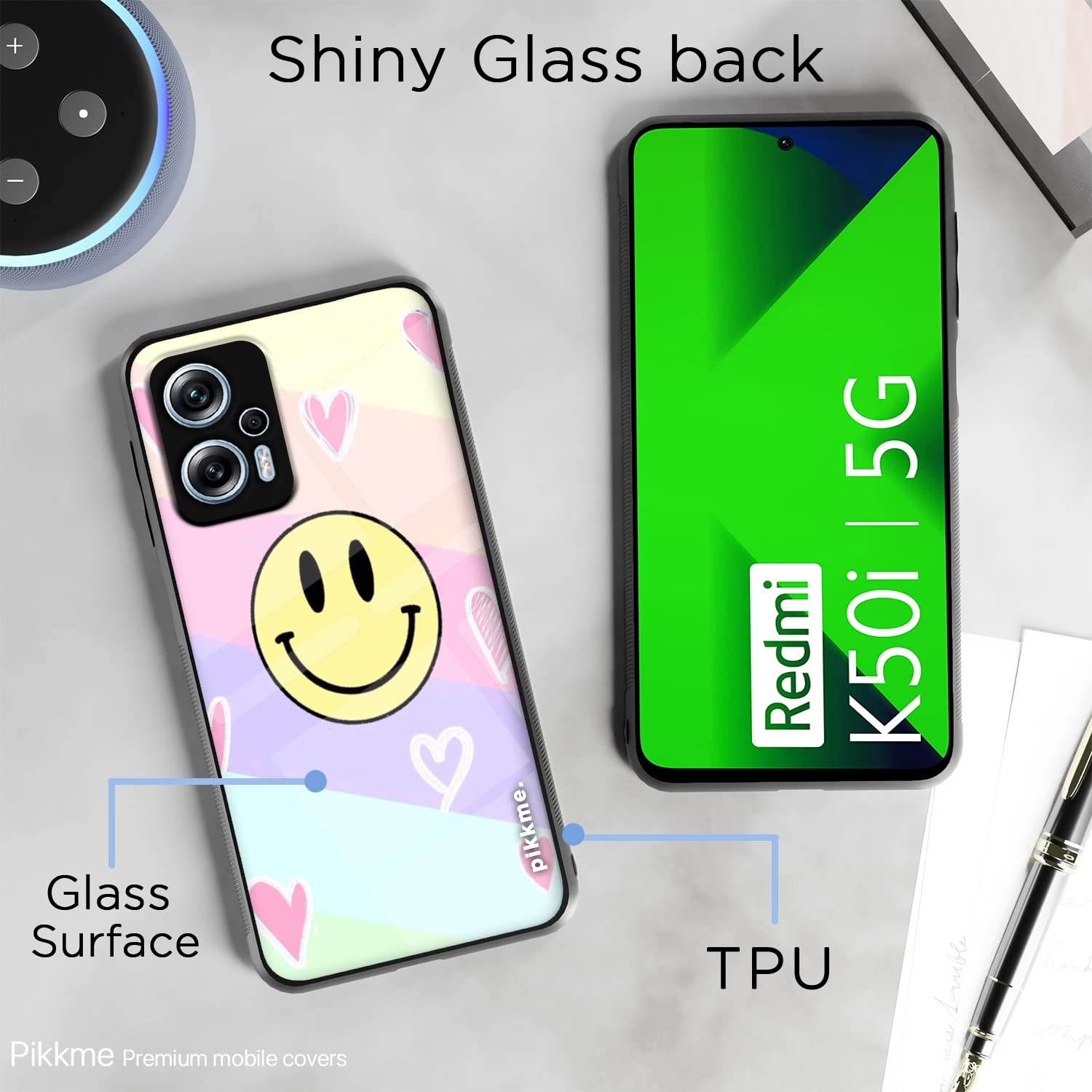Redmi K50i 5G Hybrid mobile back cover by Pikkme – photo 3