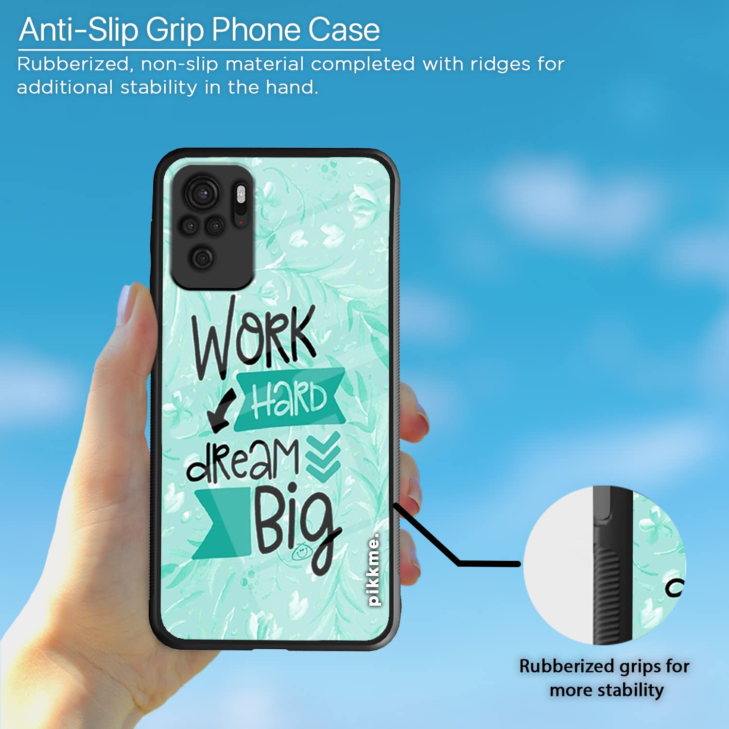 Redmi Note 10/Note 10s Hybrid back cover by Pikkme – photo 5