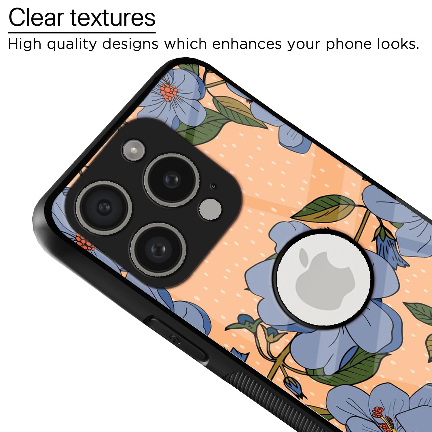 Pikkme iPhone 15 Pro Max Flower mobile cover – photo 4