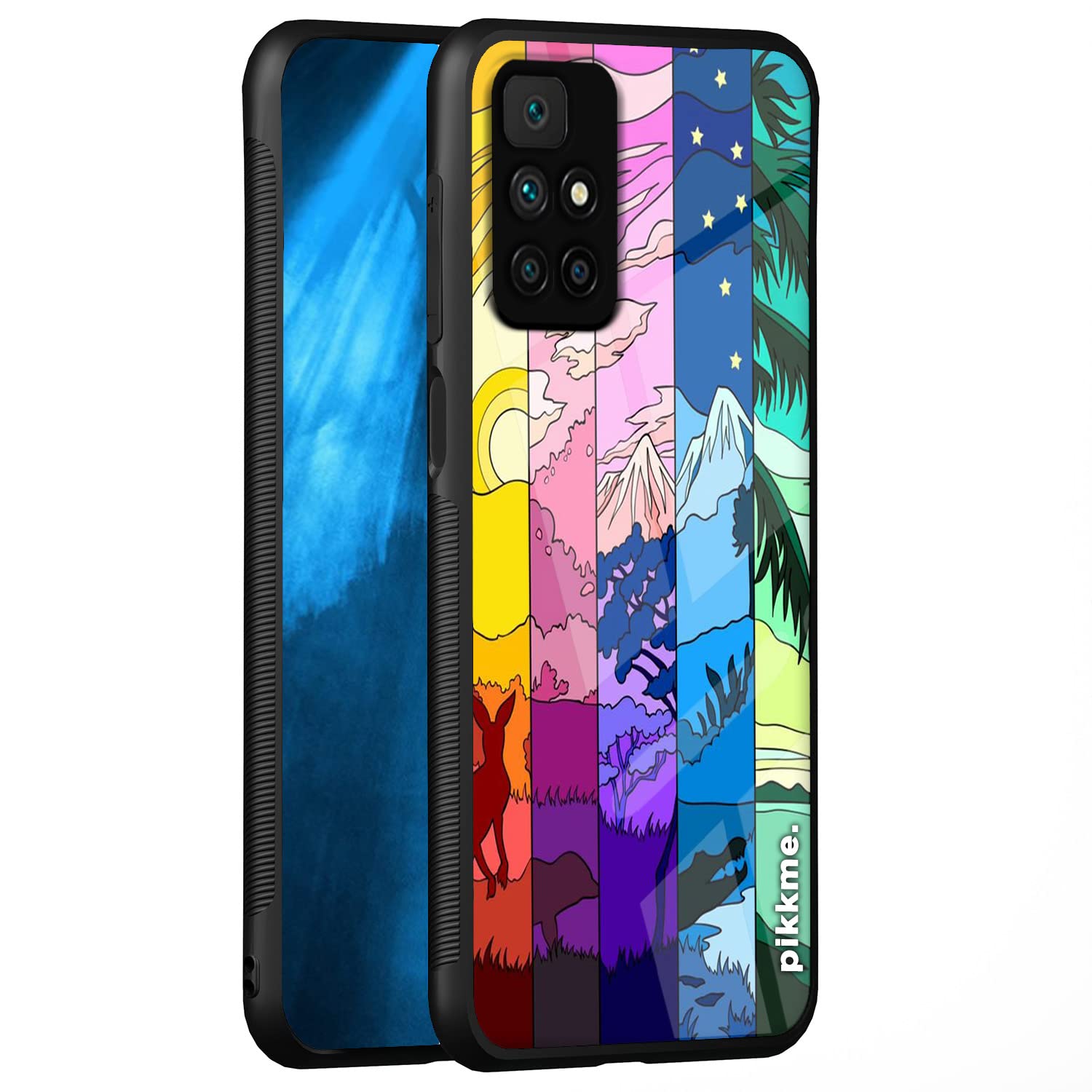 Pikkme Hybrid mobile back cover for Redmi 10 Prime