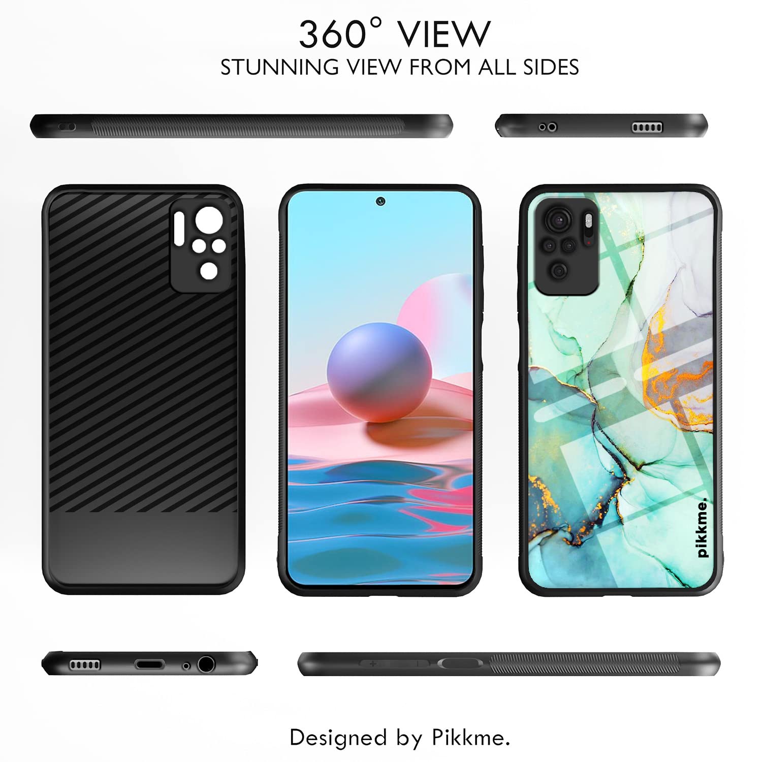 Redmi Note 10/Note 10s Hybrid back cover by Pikkme – photo 2