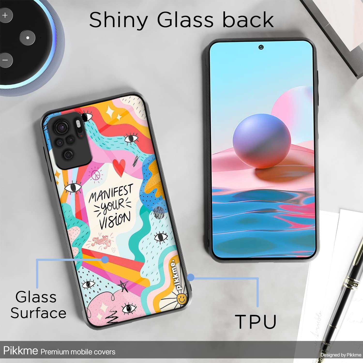 Pikkme Redmi Note 10/Note 10s Hybrid mobile back cover – photo 3