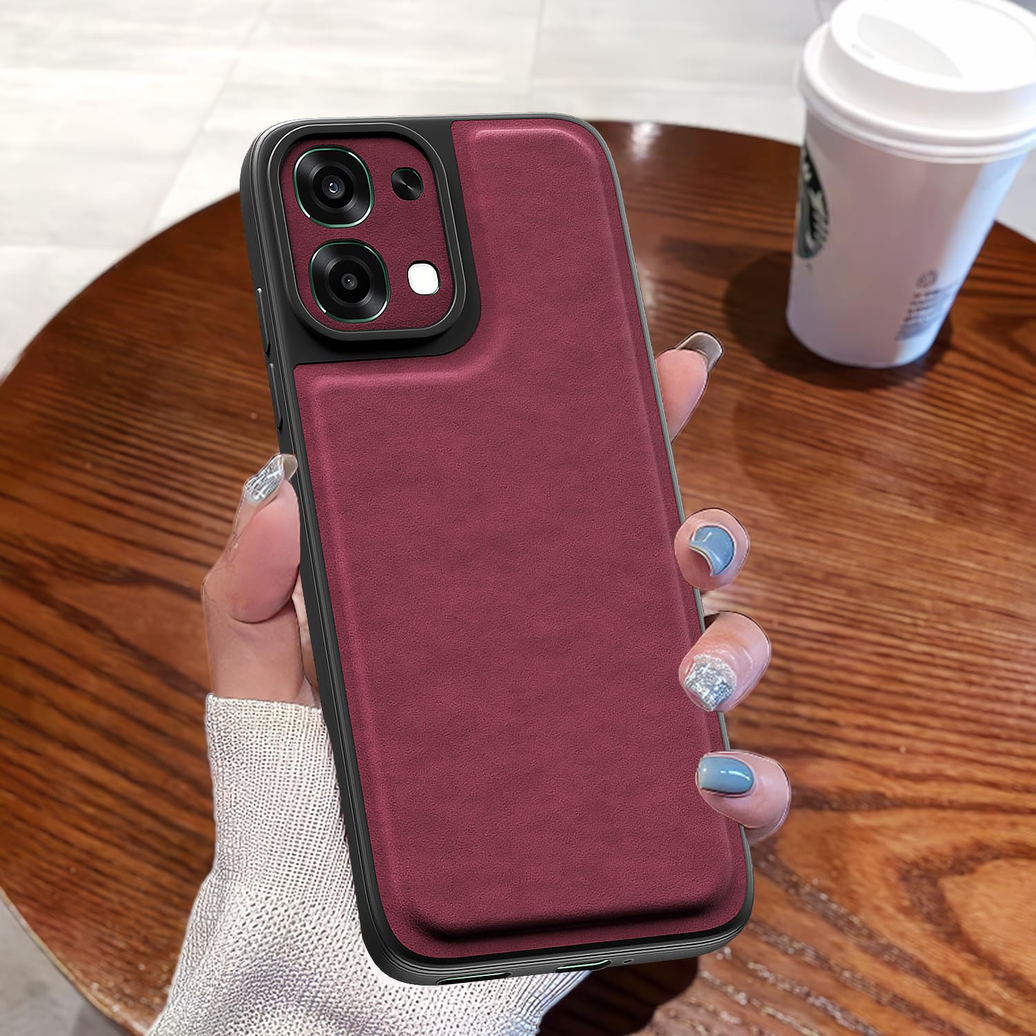 Oppo F31/F33 5G mobile back cover in purple by Pikkme – photo 7