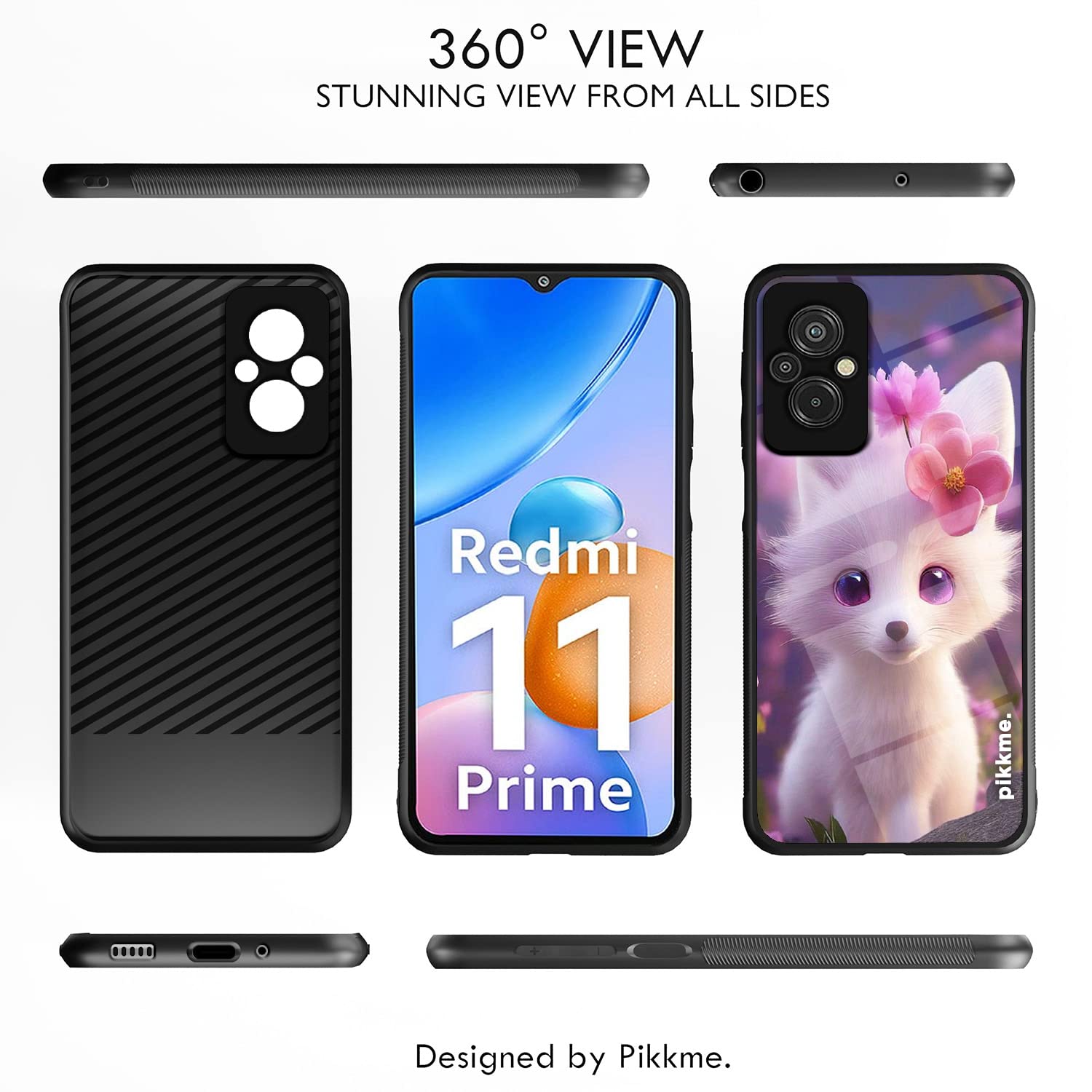 Pikkme Hybrid mobile back cover for Redmi 11 Prime 4G – photo 2
