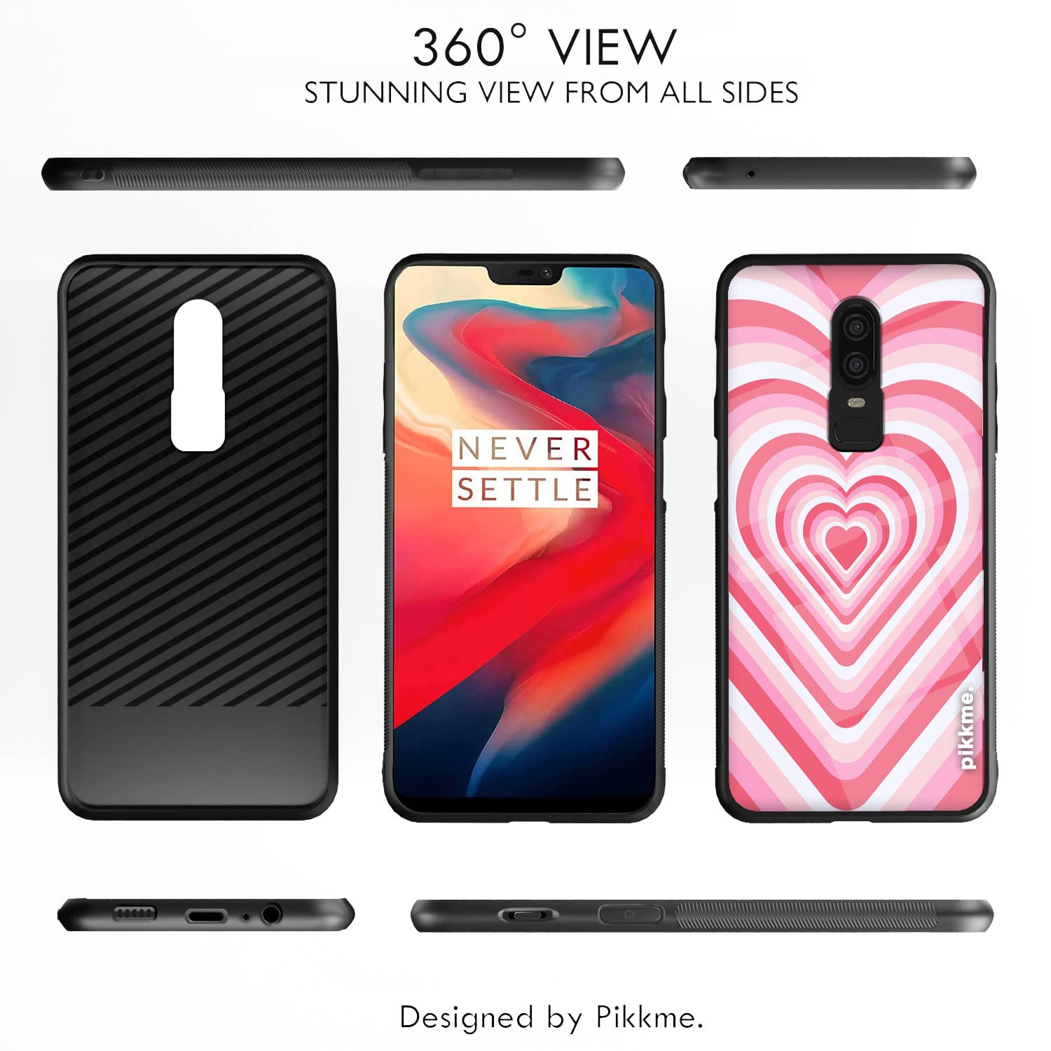 Pikkme OnePlus 6 Hybrid mobile back cover – photo 2
