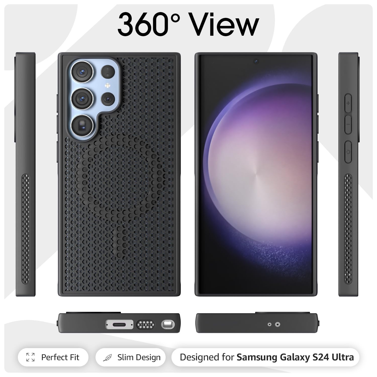 Pikkme Samsung S24 Ultra 5G black phone cover – photo 3