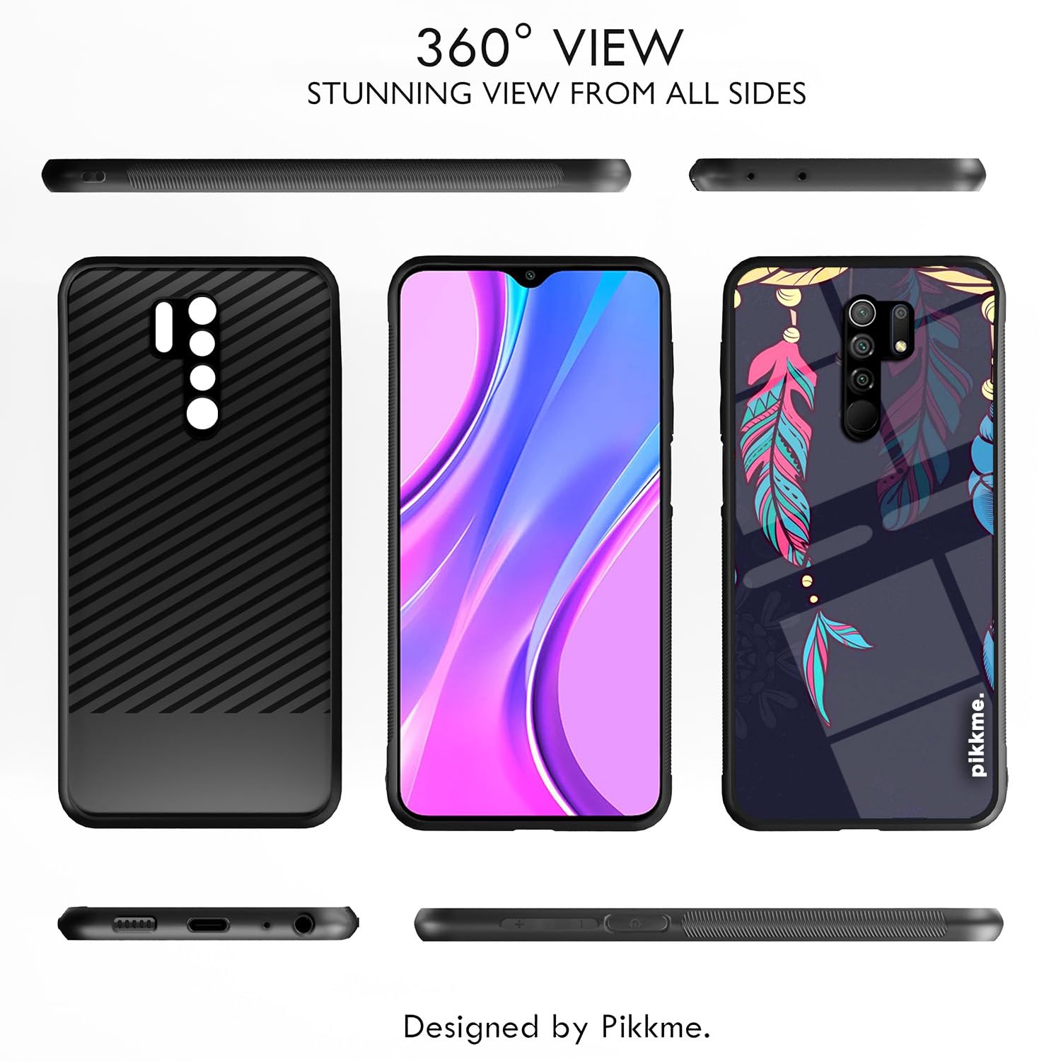 Flower Mobile back cover for Redmi 9 Prime – Pikkme – photo 2