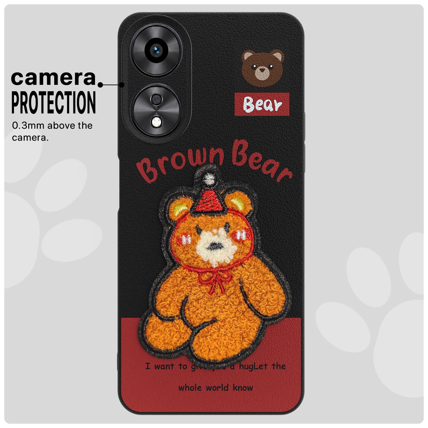 Cherry Plush Patch mobile back cover for Oppo A78 5G – Pikkme – photo 6