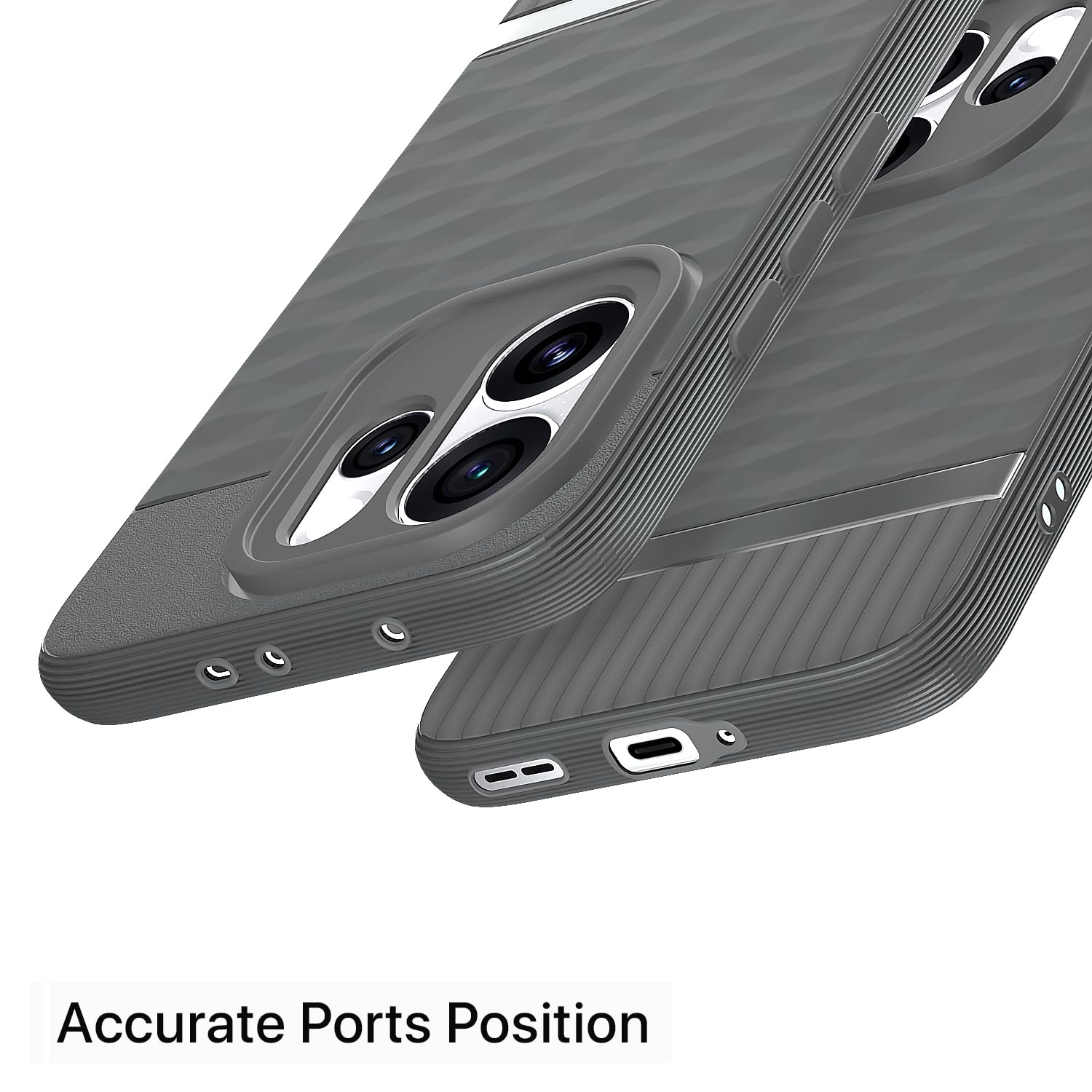 Pikkme Oppo Reno 15 Pro Mini 5G grey mobile cover – photo 4