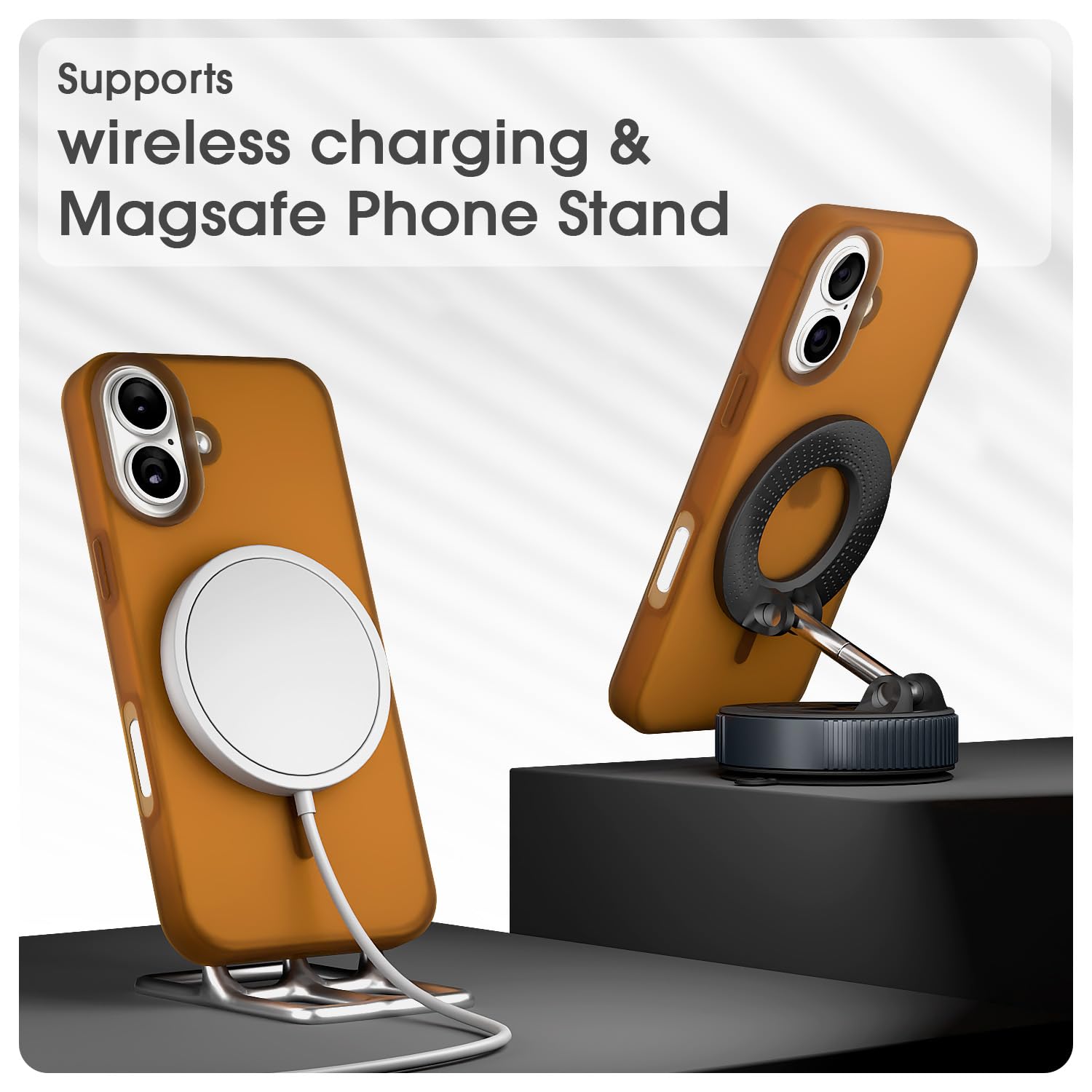 Pikkme iPhone 16 Soft Silicone brown phone cover – photo 4