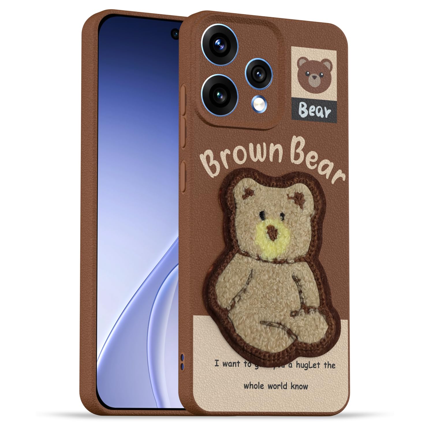 Pikkme Oppo Reno 15 5G brown mobile cover
