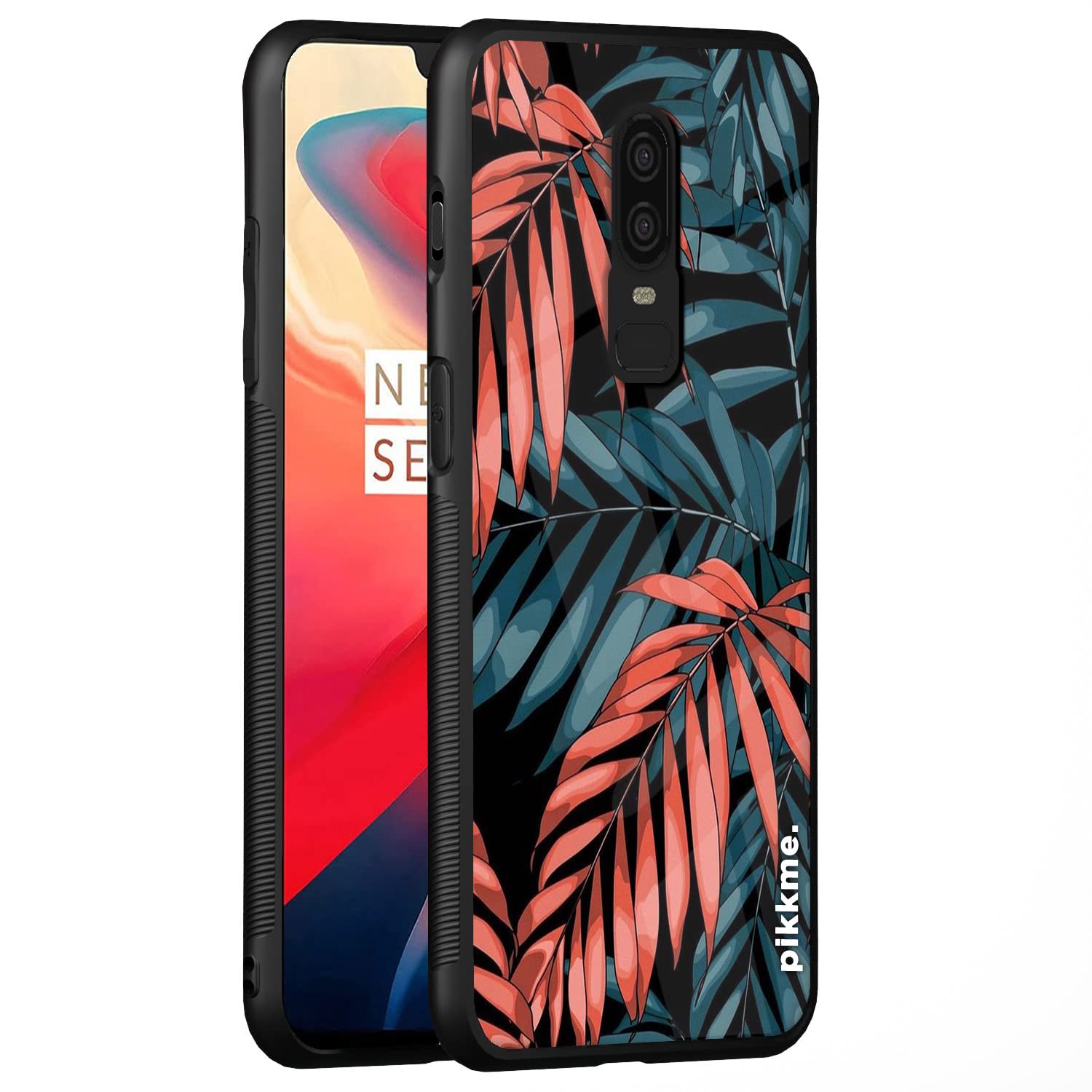 Pikkme OnePlus 6 Flower back cover