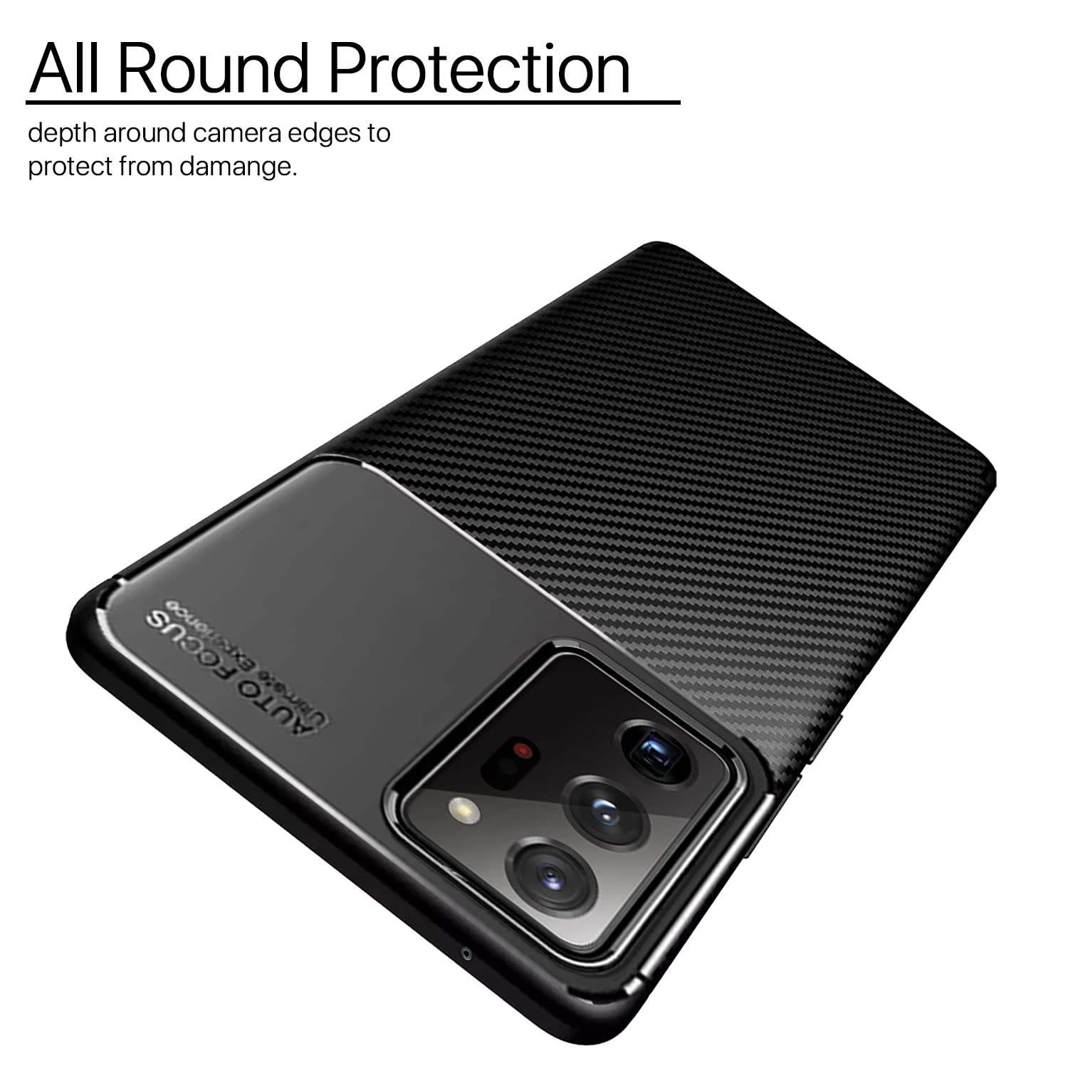 Pikkme Samsung Note 20 Ultra Carbon black back cover – photo 2