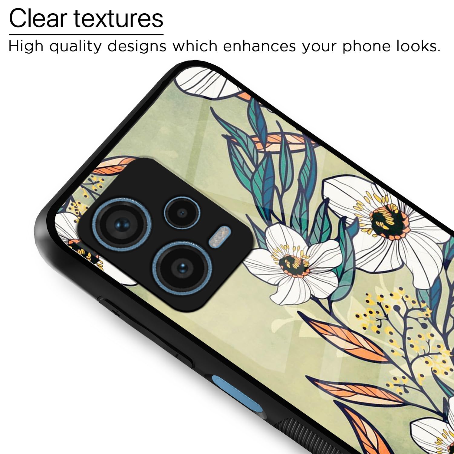 Pikkme Flower mobile cover for Redmi Note 12 Pro Plus 5G – photo 4