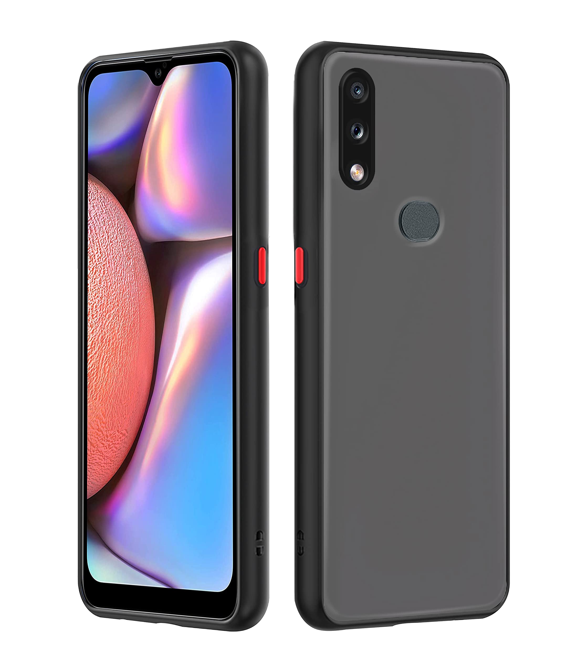 Pikkme black Hybrid phone cover for Samsung A10s